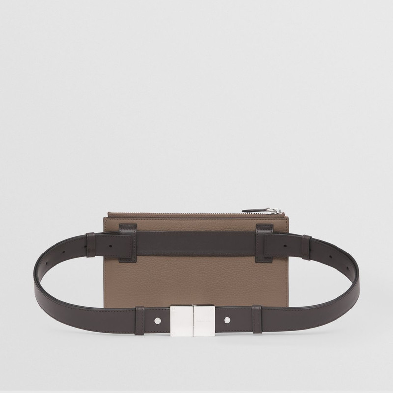 Two-tone Leather Olympia Belt Bag 8