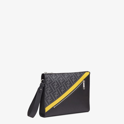 FENDI Gray fabric pouch outlook