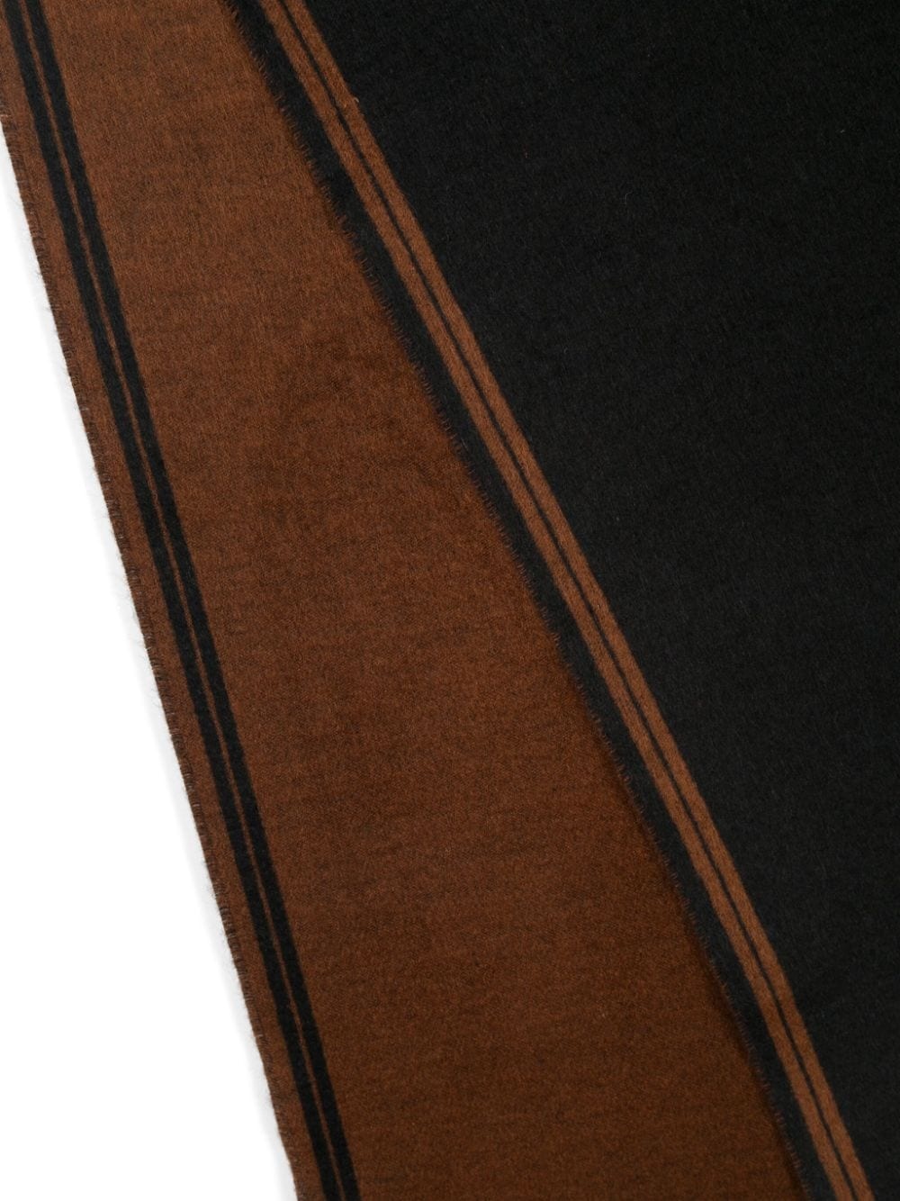 fringed silk scarf - 3