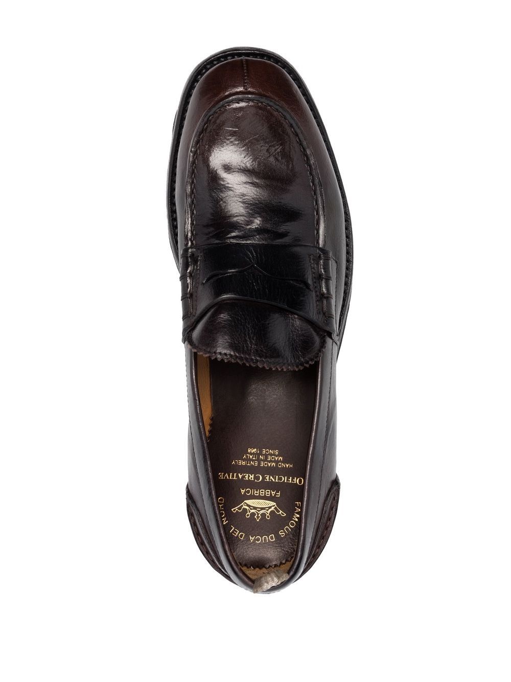 25mm slip-on leather loafers - 4