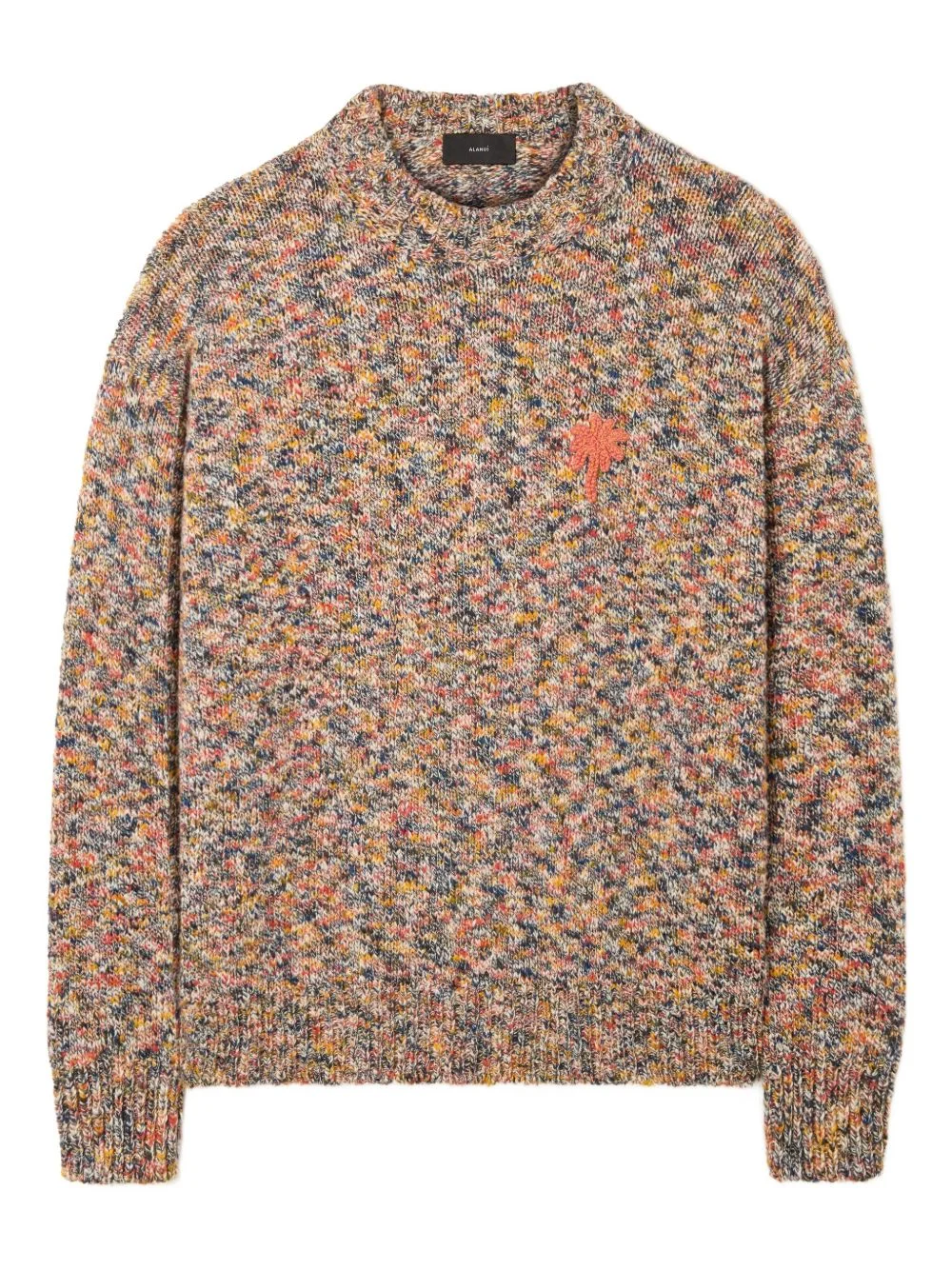 Dust of Light palm-tree crew-neck sweater - 1