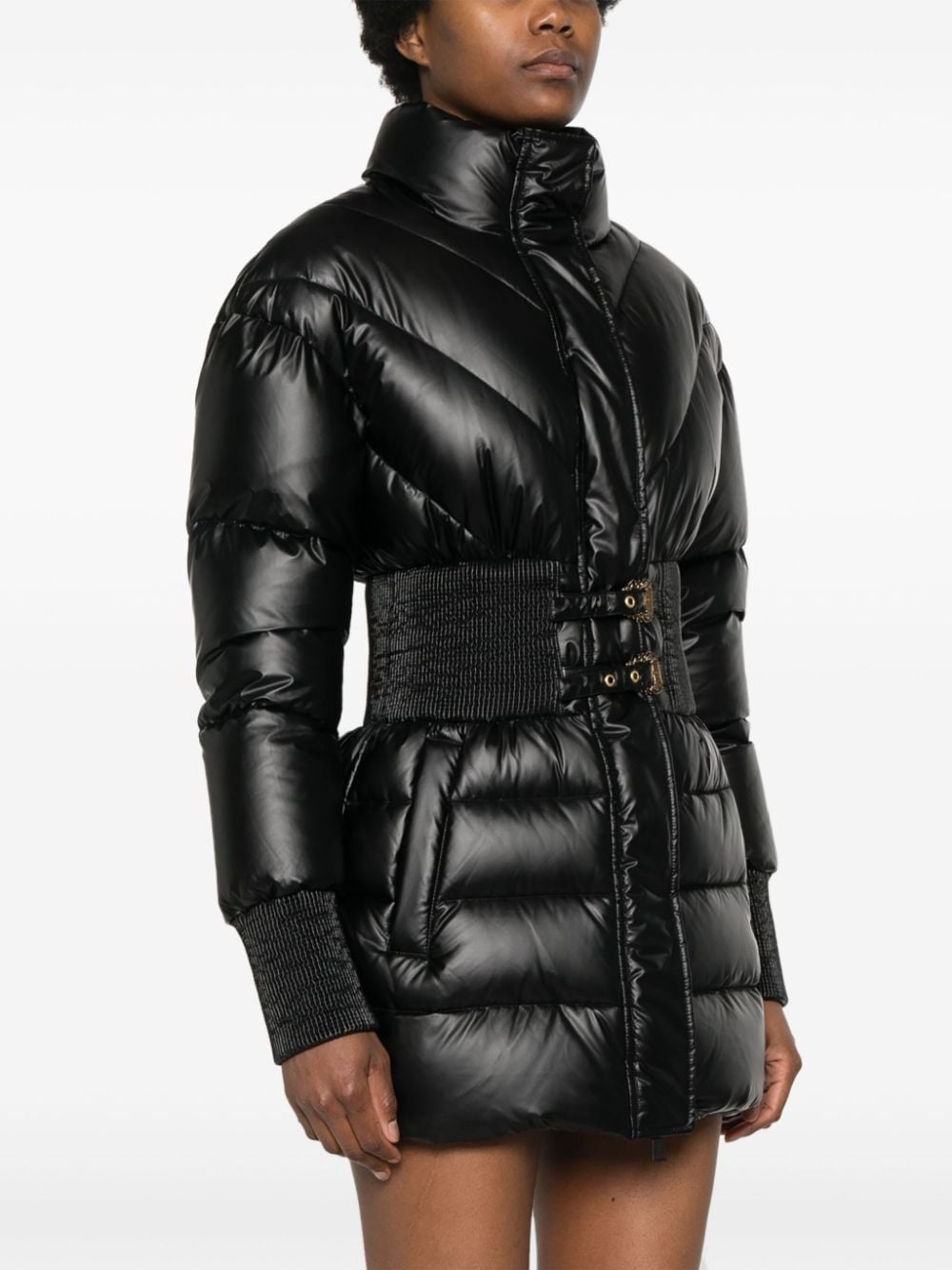 Baroque-buckle padded jacket - 3