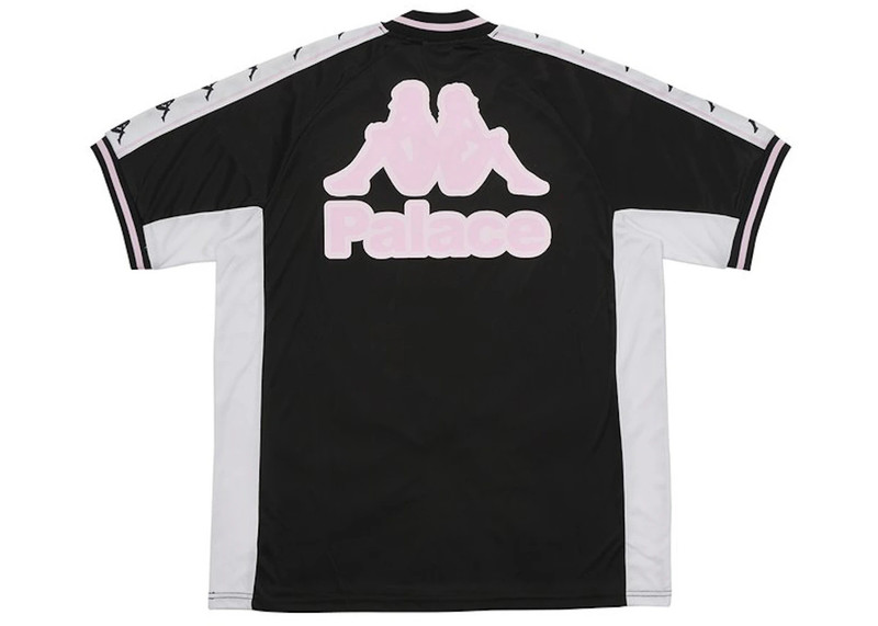 PALACE Palace x Kappa Jersey Black outlook