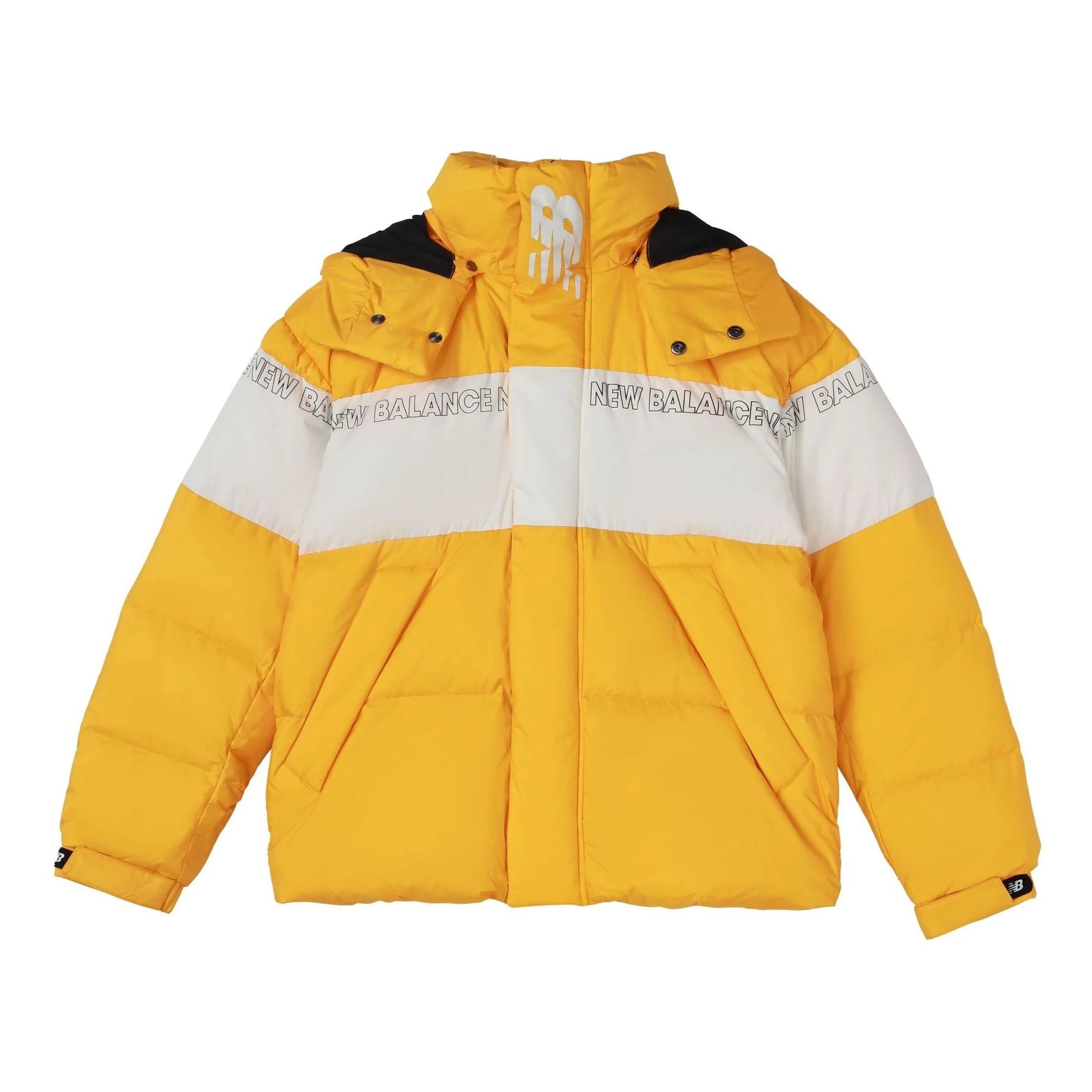 New Balance Colorblock Padded Jacket 'Yellow White' NP943011-MY - 1