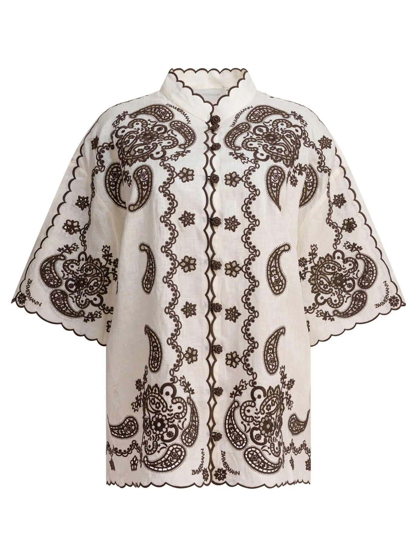 Zimmermann "ascension" Linen Shirt - 1