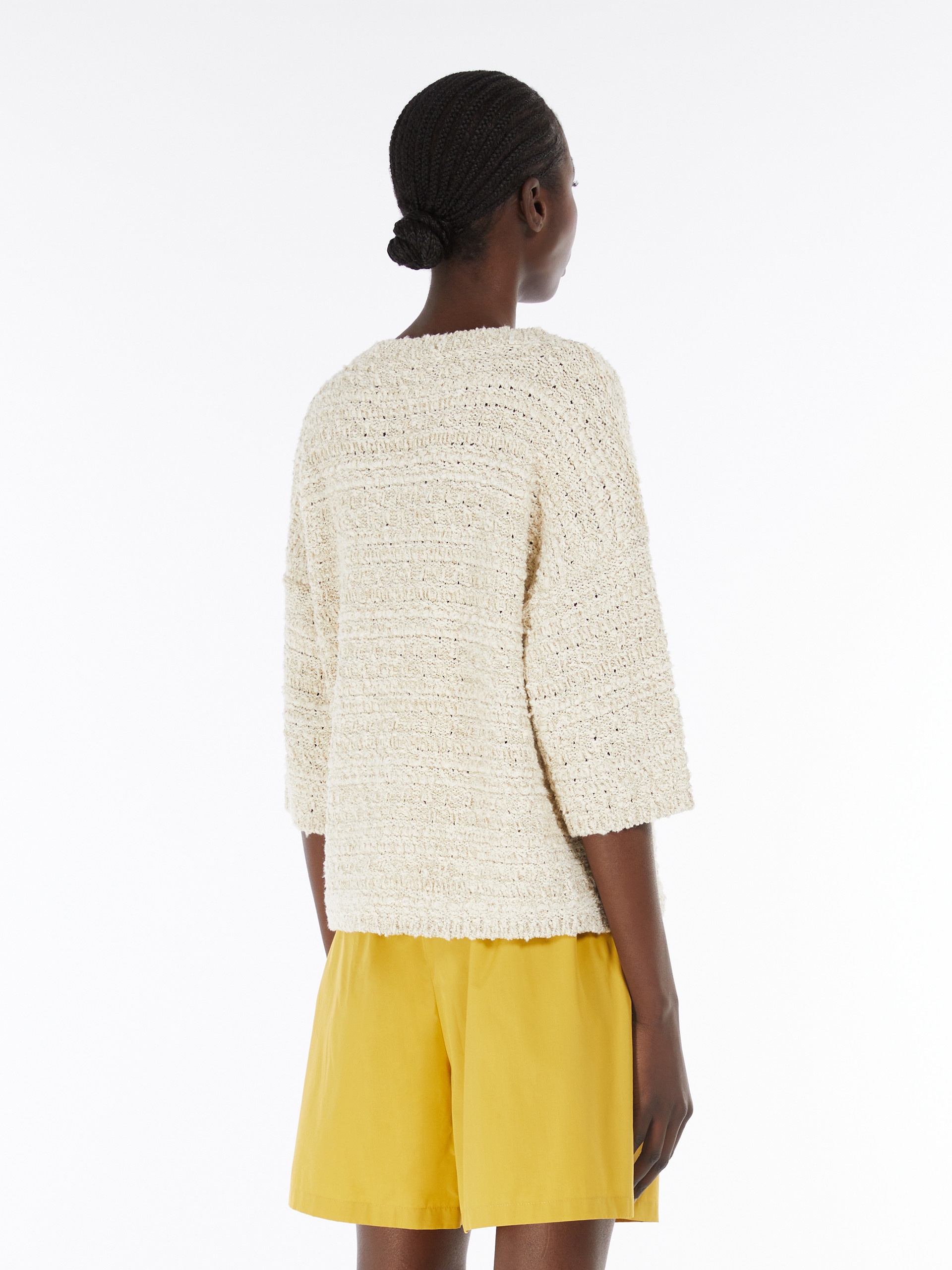 ARDA Patterned cotton-blend jumper - 4
