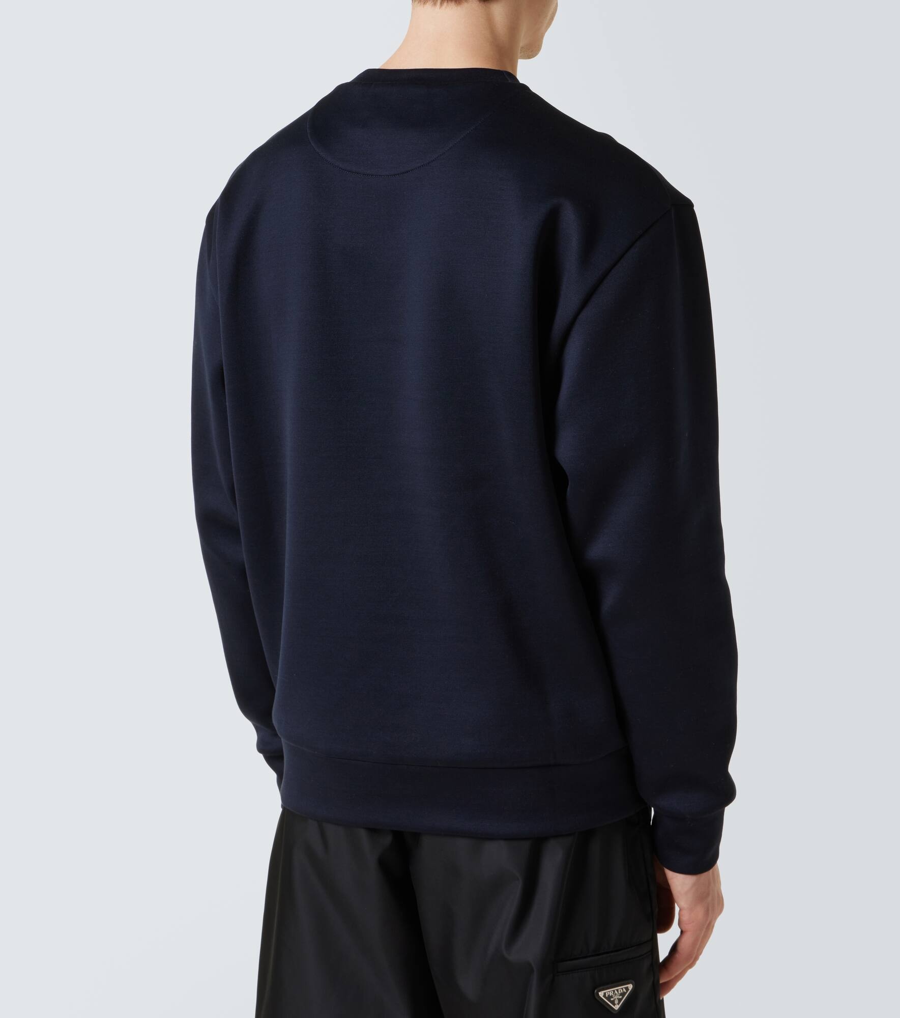 Cotton-blend jersey sweatshirt - 4