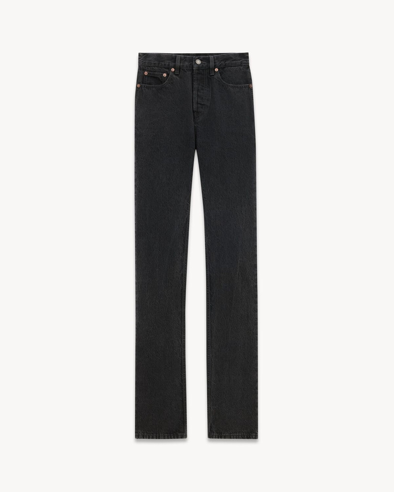 90'S SLIM JEANS IN BLACK ROCK DENIM 1