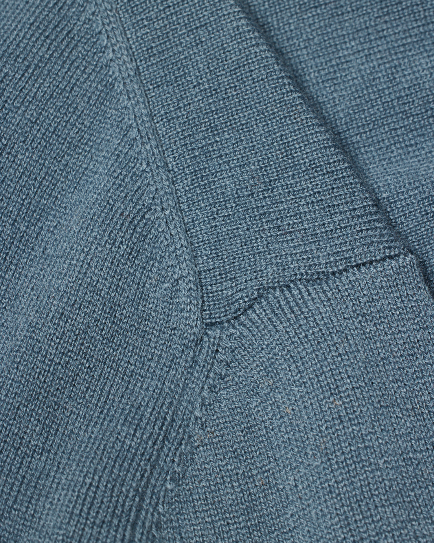 Stone Blue Cashmere Crew Neck Sweater - 6