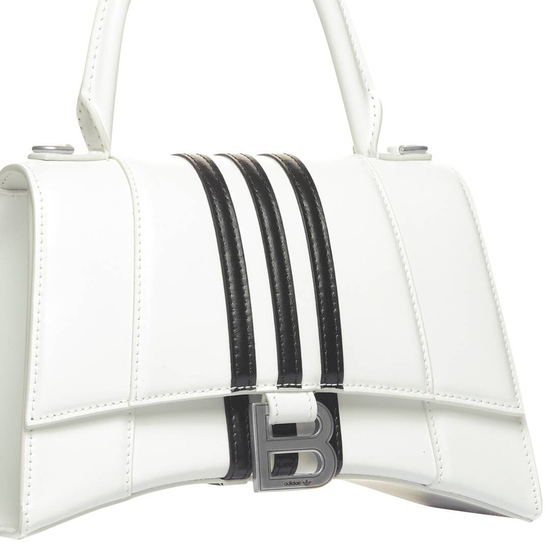 Women's Balenciaga / Adidas Hourglass Small Handbag In Box in Optic White 8