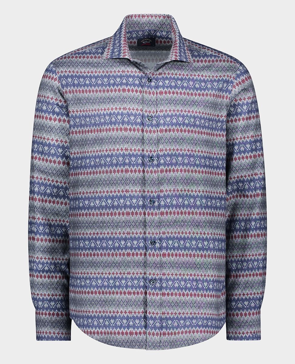 Printed cotton twill Shirt - 1