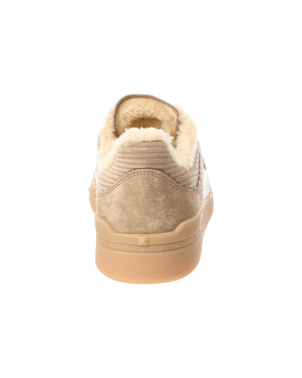 Valentino VLogo Velvet & Suede Sneaker - 3