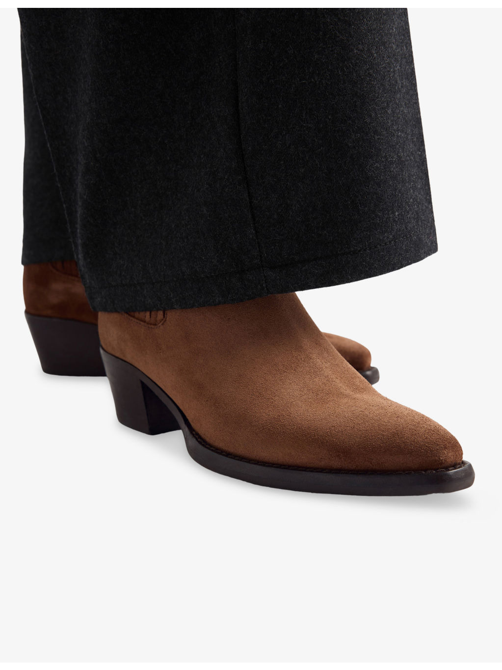 Ankle Suede Boots - 2