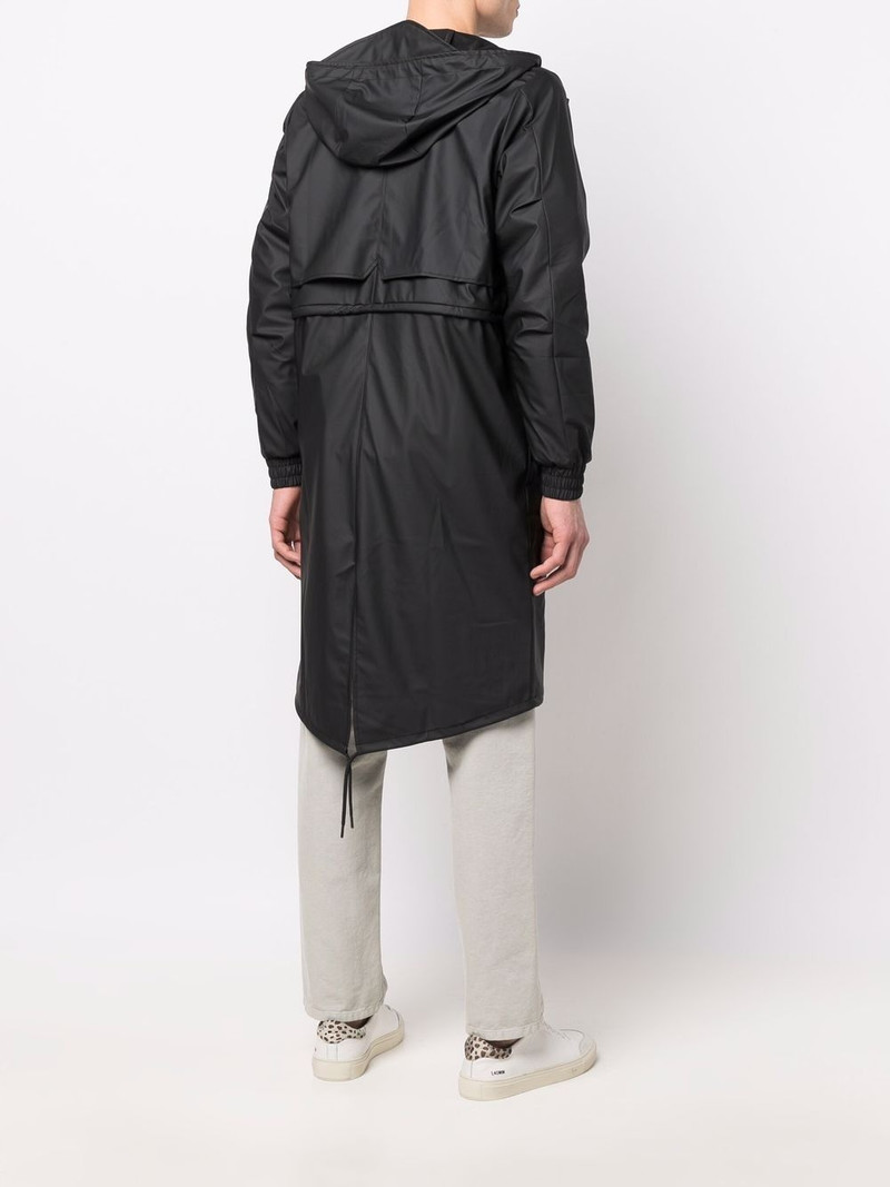 drawstring hooded raincoat 5