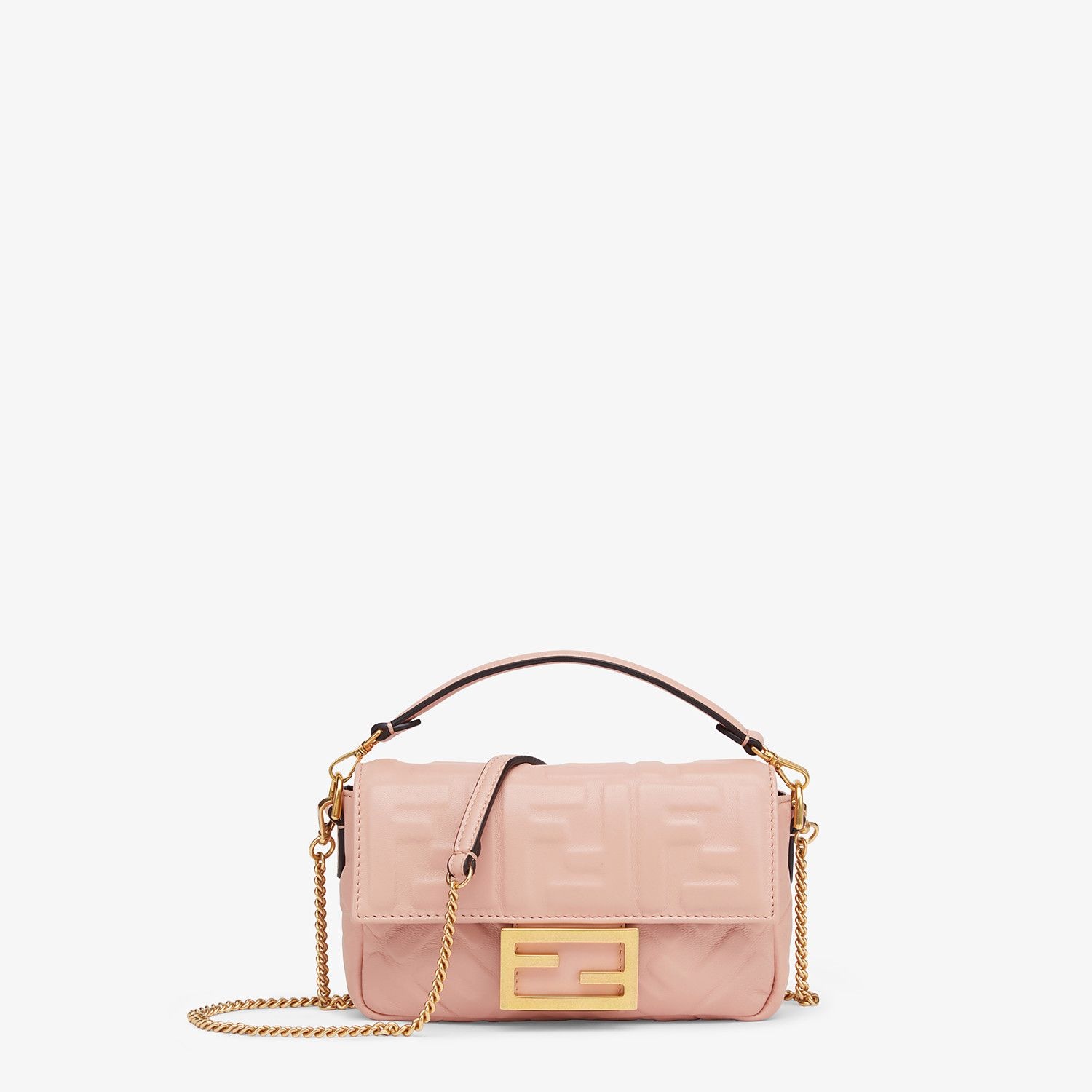 Pink nappa leather bag - 1