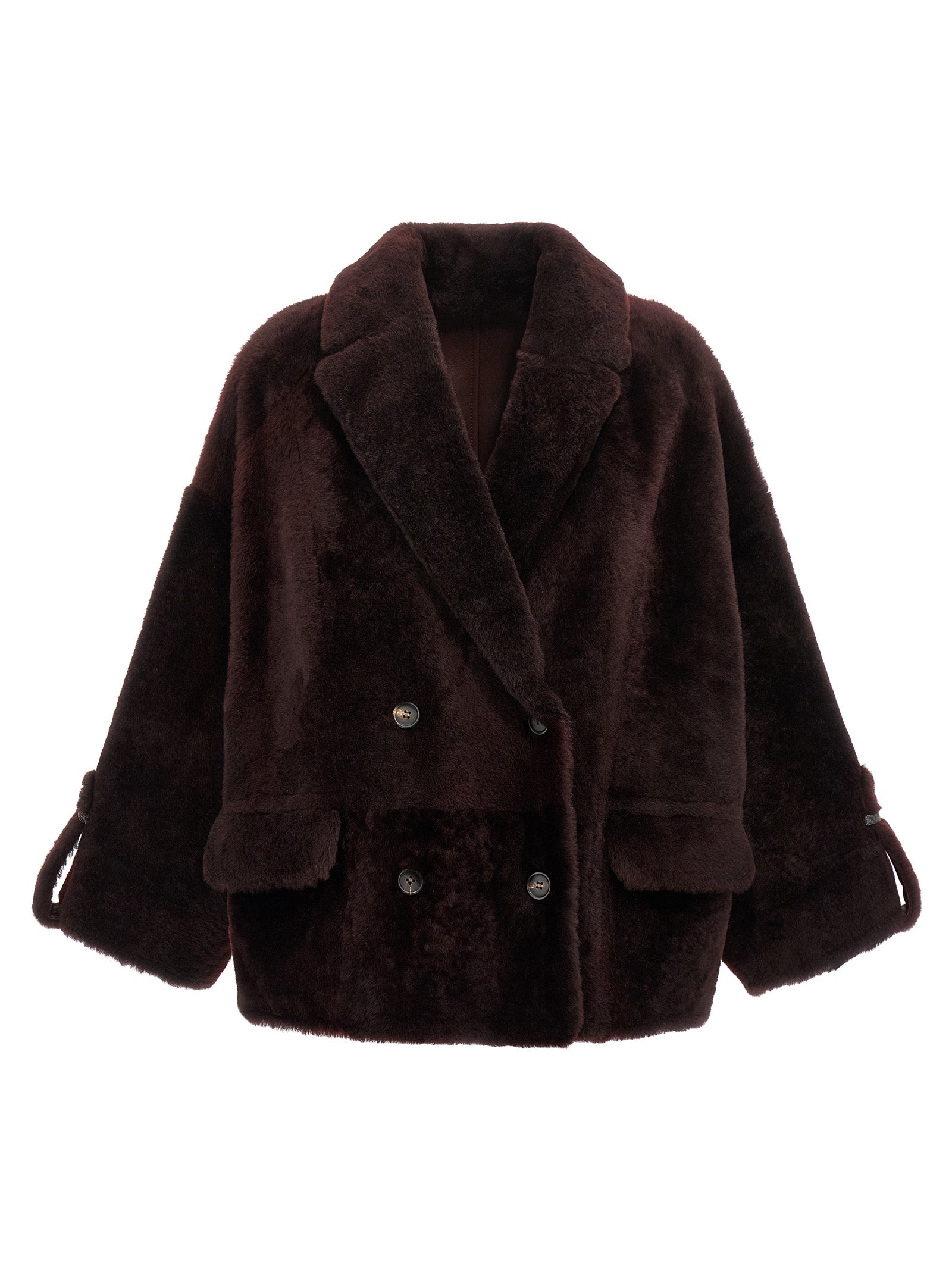 Reversible Jacket Fur Bordeaux - 1