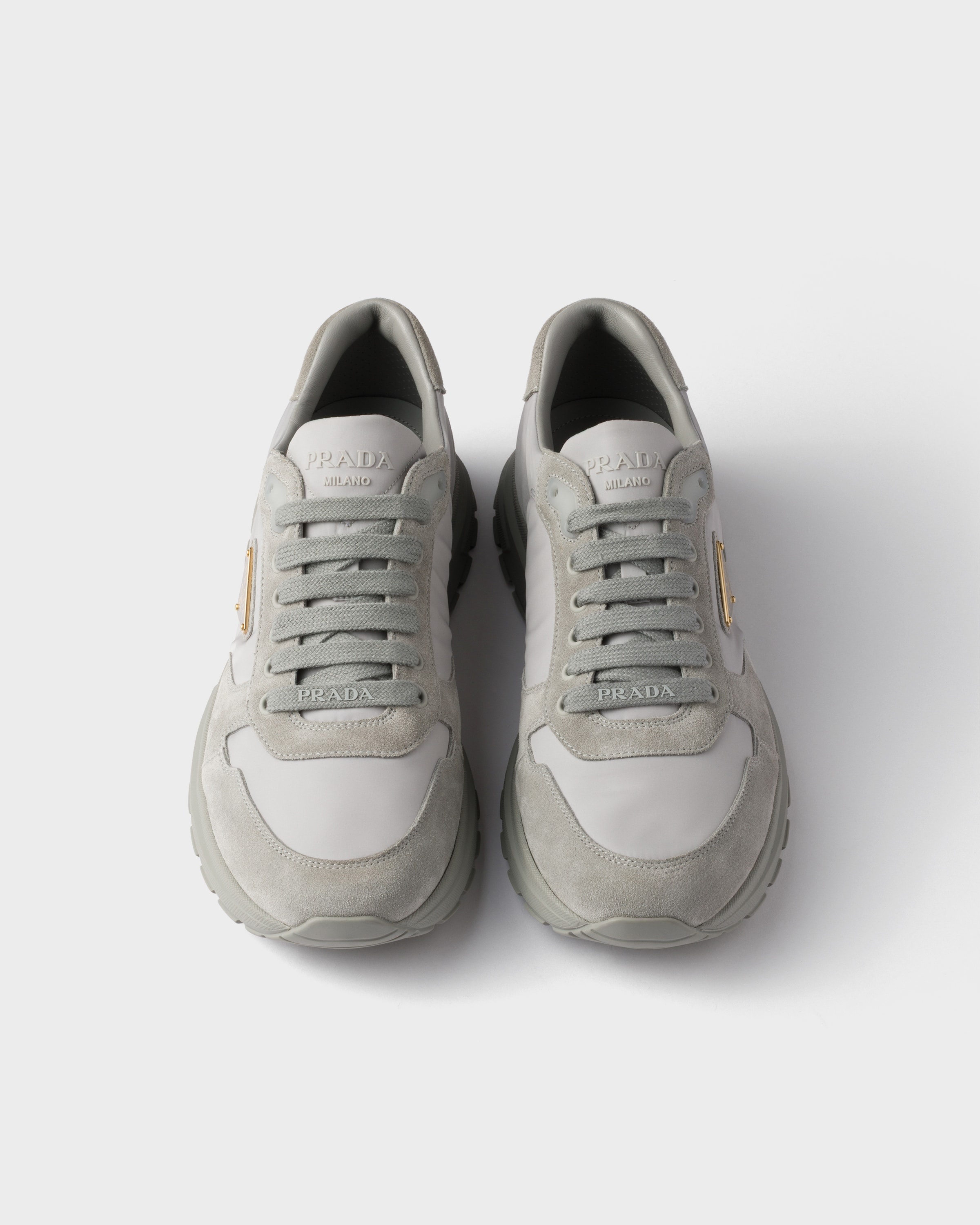 Prax 2.0 Re-Nylon and suede sneakers - 3