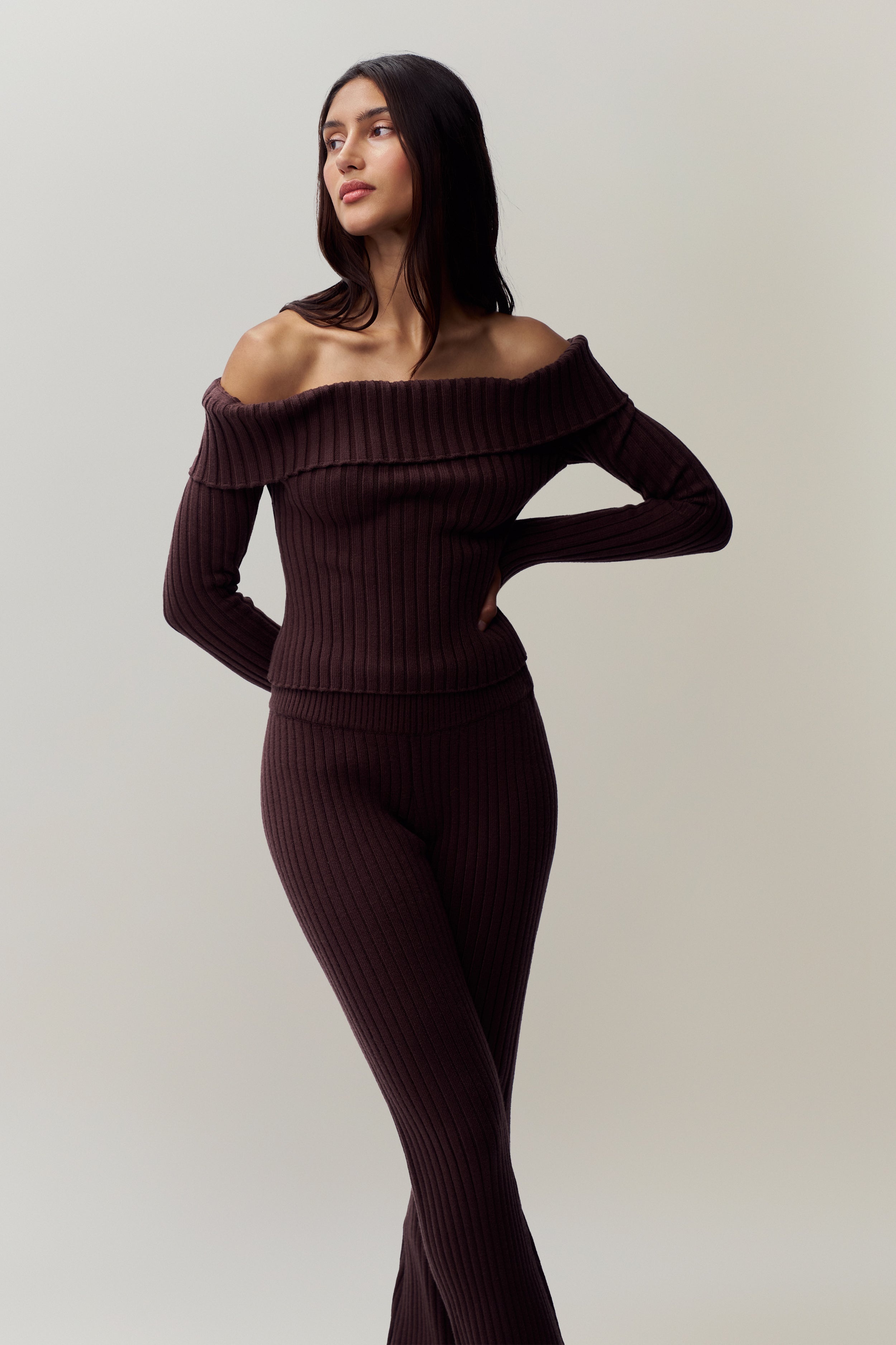 THALIA OFF SHOULDER SWEATER - 5