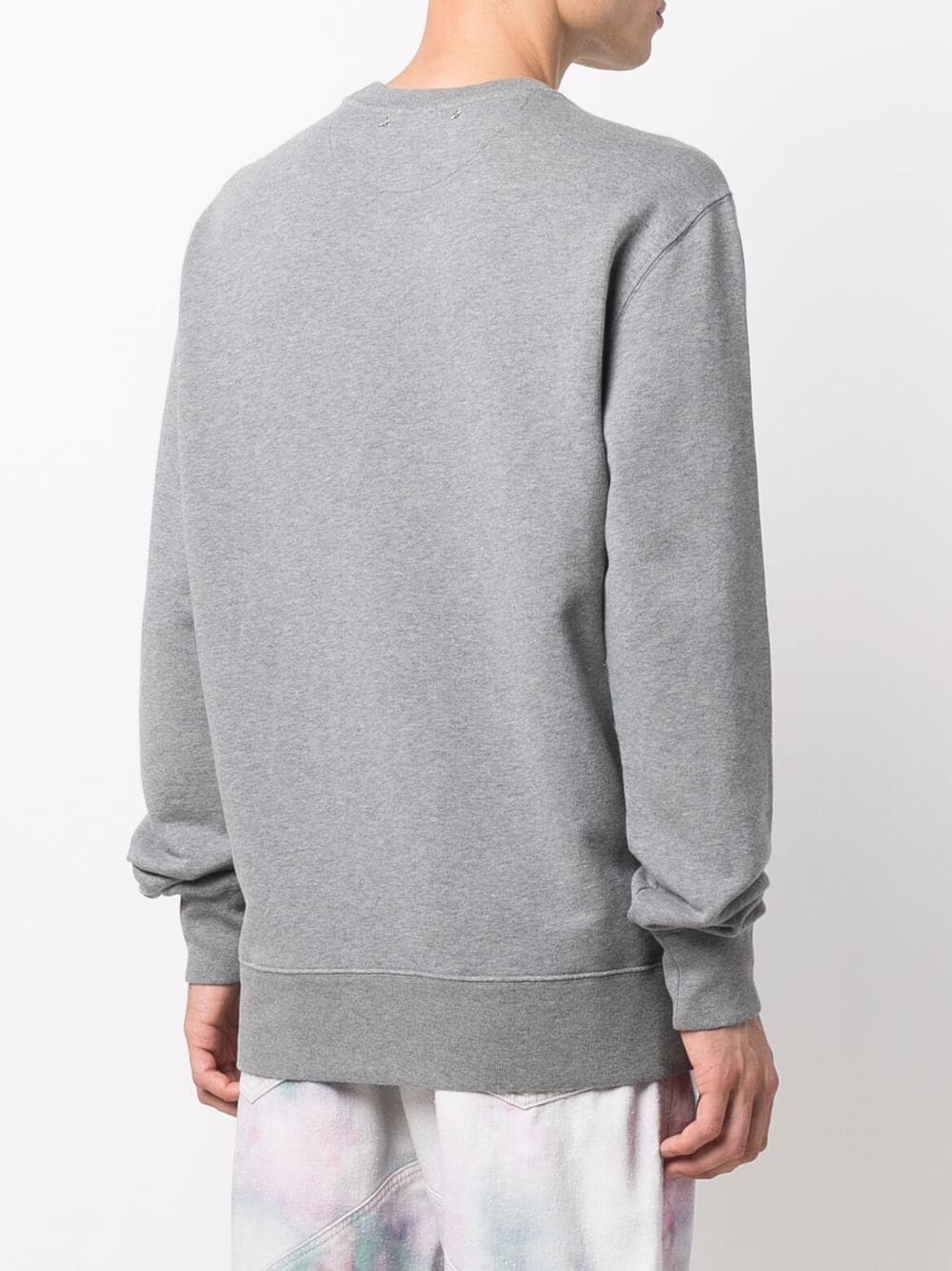 logo round neck sweatshirt - 4