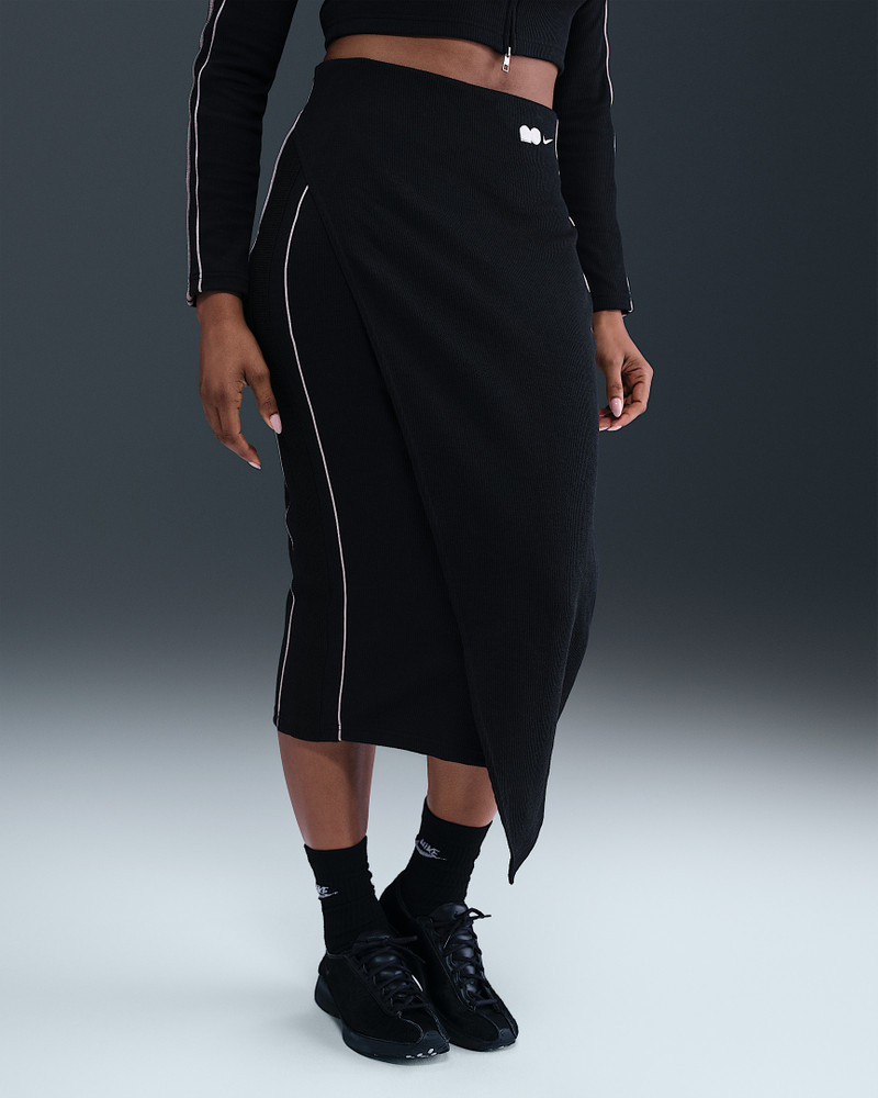 Nike Naomi Osaka Women's High-Waisted Ribbed Maxi Skirt outlook