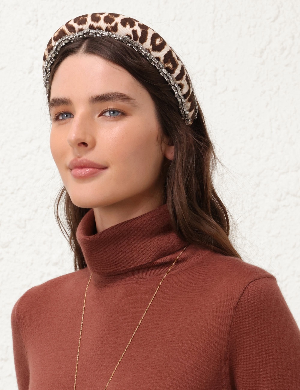 LINEN RHINESTONE HEADBAND - 2