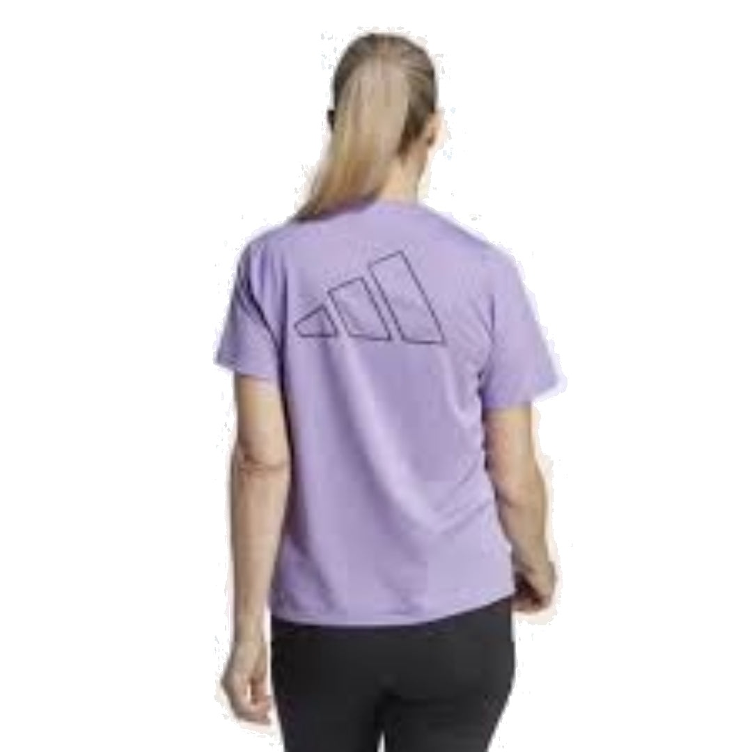 (WMNS) adidas RI 3B T-Shirt Asia Sizing 'Purple' HR9888 - 2