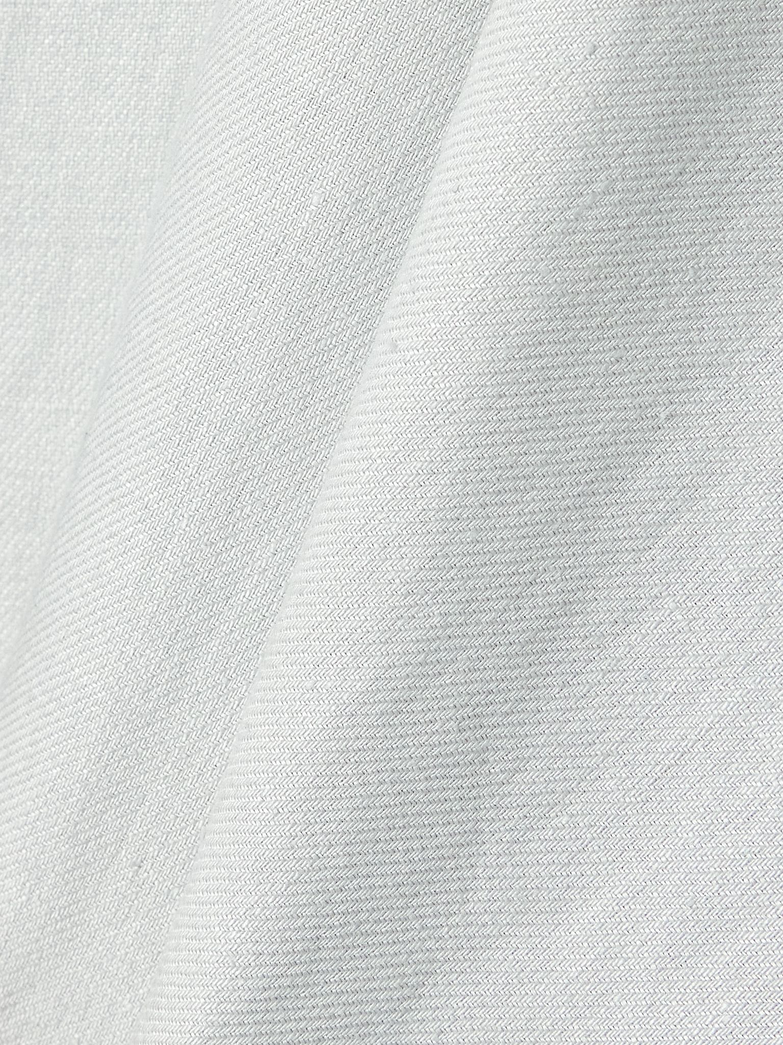 Petra pleated linen-twill midi skirt Light blue - 4