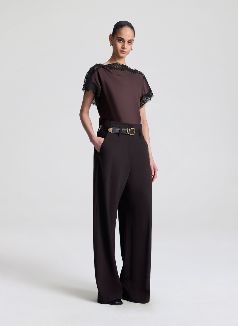 Luna Satin and Lace Top 4