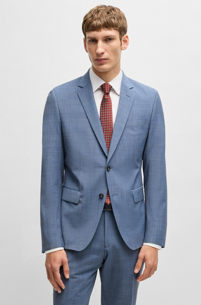 BOSS SILK-BLEND TIE WITH JACQUARD-WOVEN PATTERN outlook