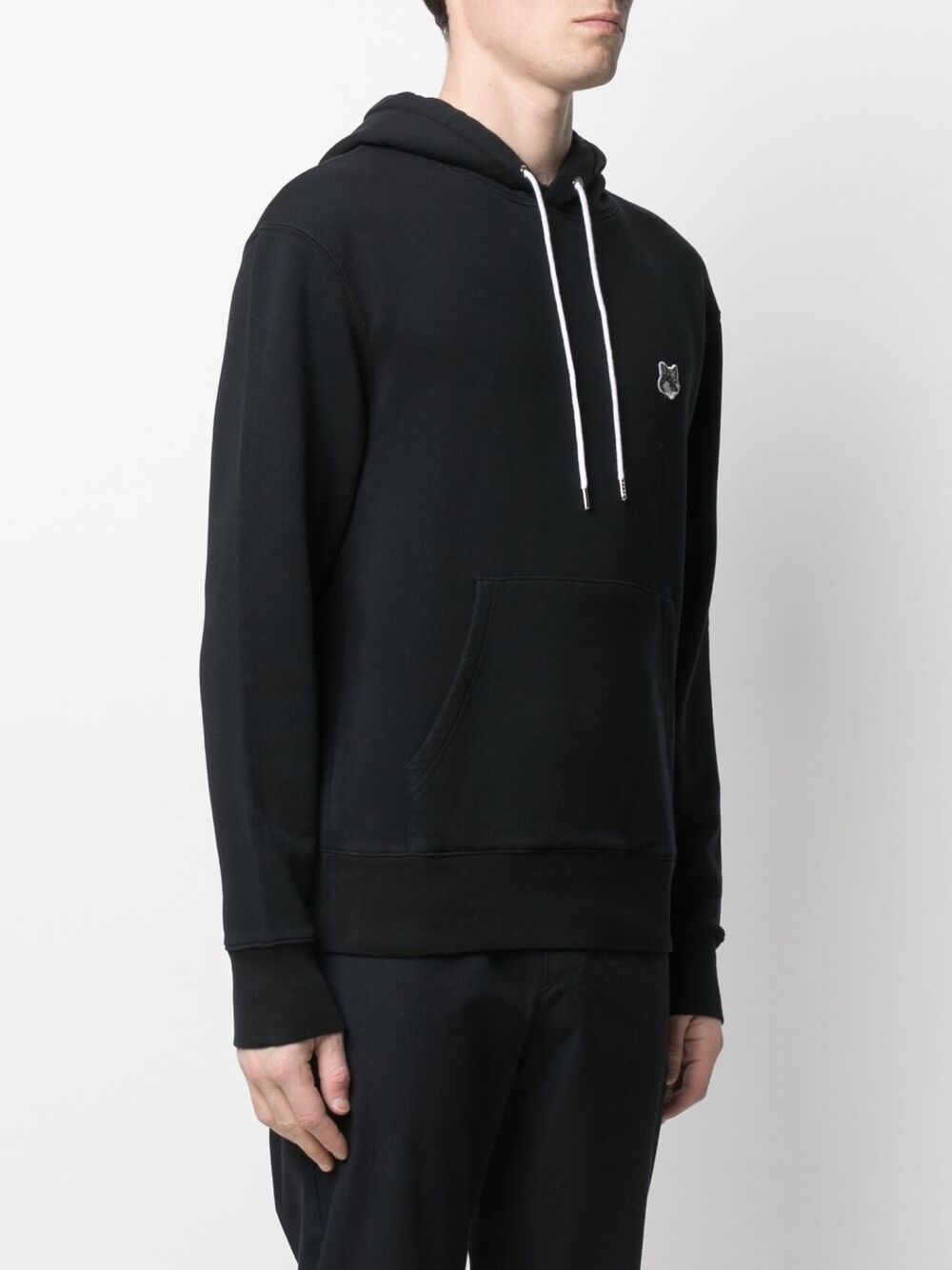 fox-head patch classic hoodie - 4