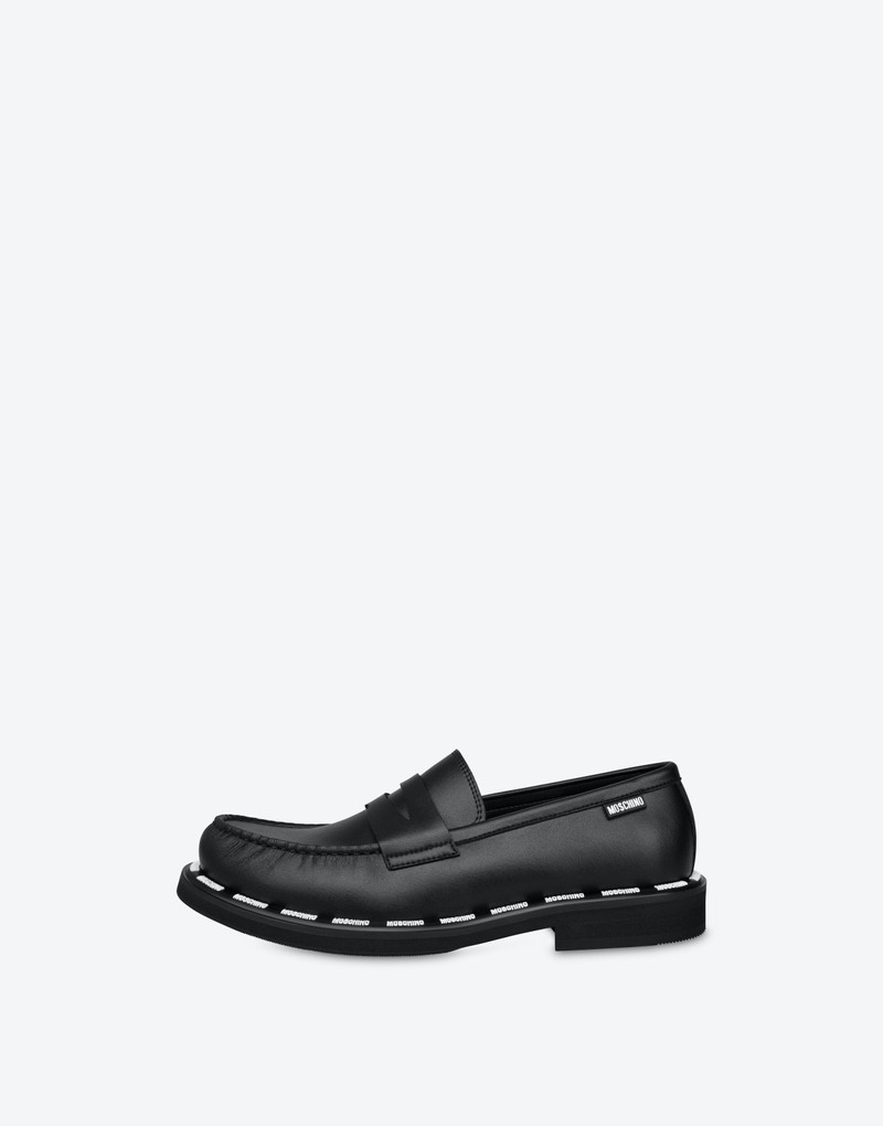 RUBBER LOGO LOAFERS 2
