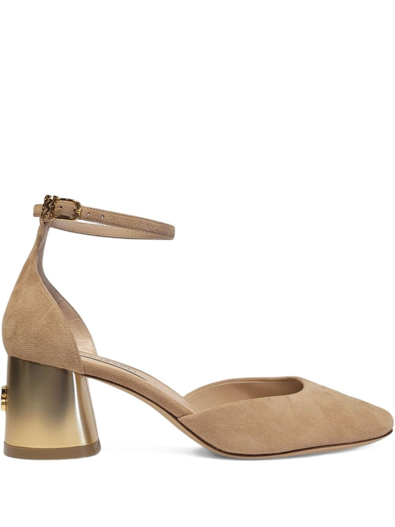 50mm ankle-strap block-heel pumps 1