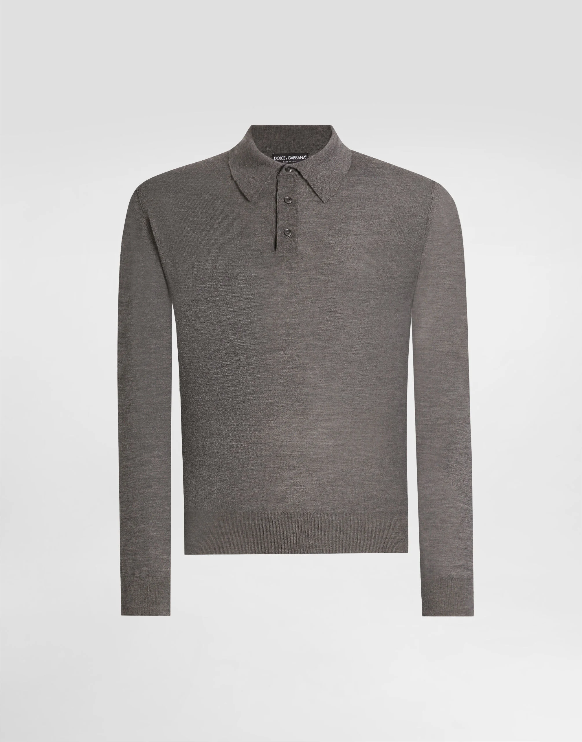 Cashmere polo shirt - 1