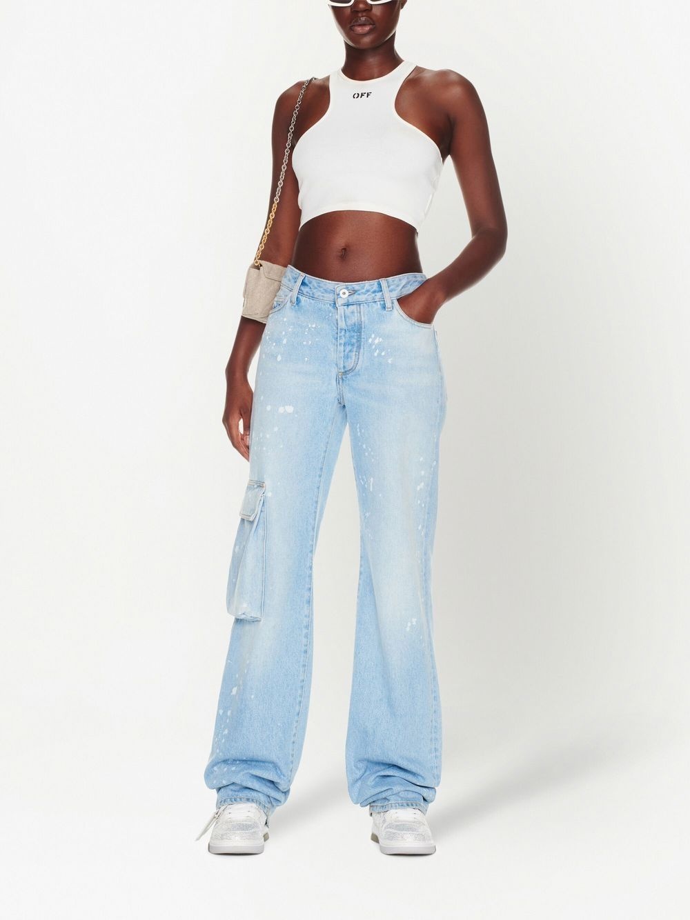 Toybox Painted wide-leg jeans - 2