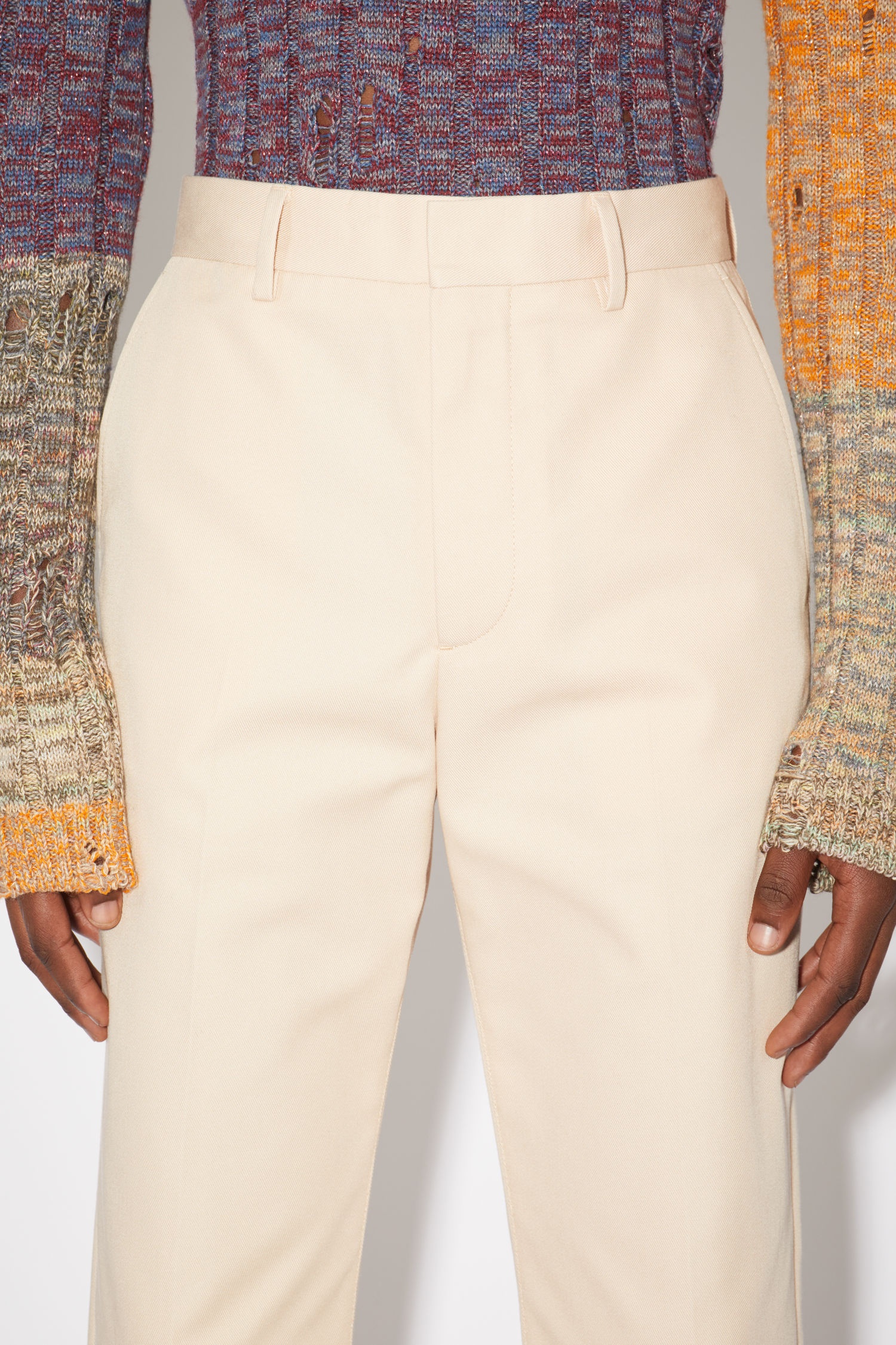 Fitted trousers - Wheat beige - 6