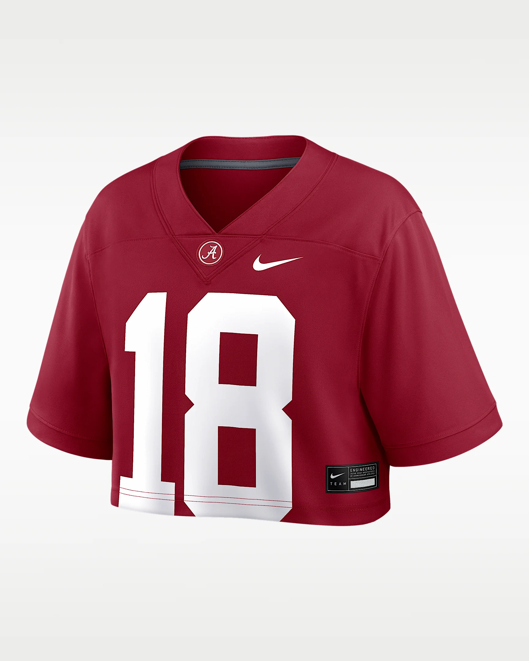 Alabama Women's Nike Dri-FIT College Cropped Game Jersey - 1