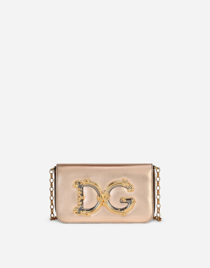 Nappa mordore leather DG Girls clutch 1