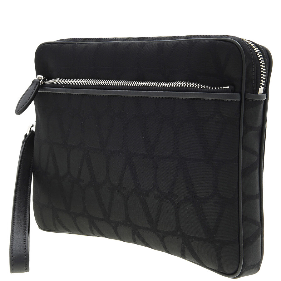 Valentino Toile Iconographe-Print Clutch - 3