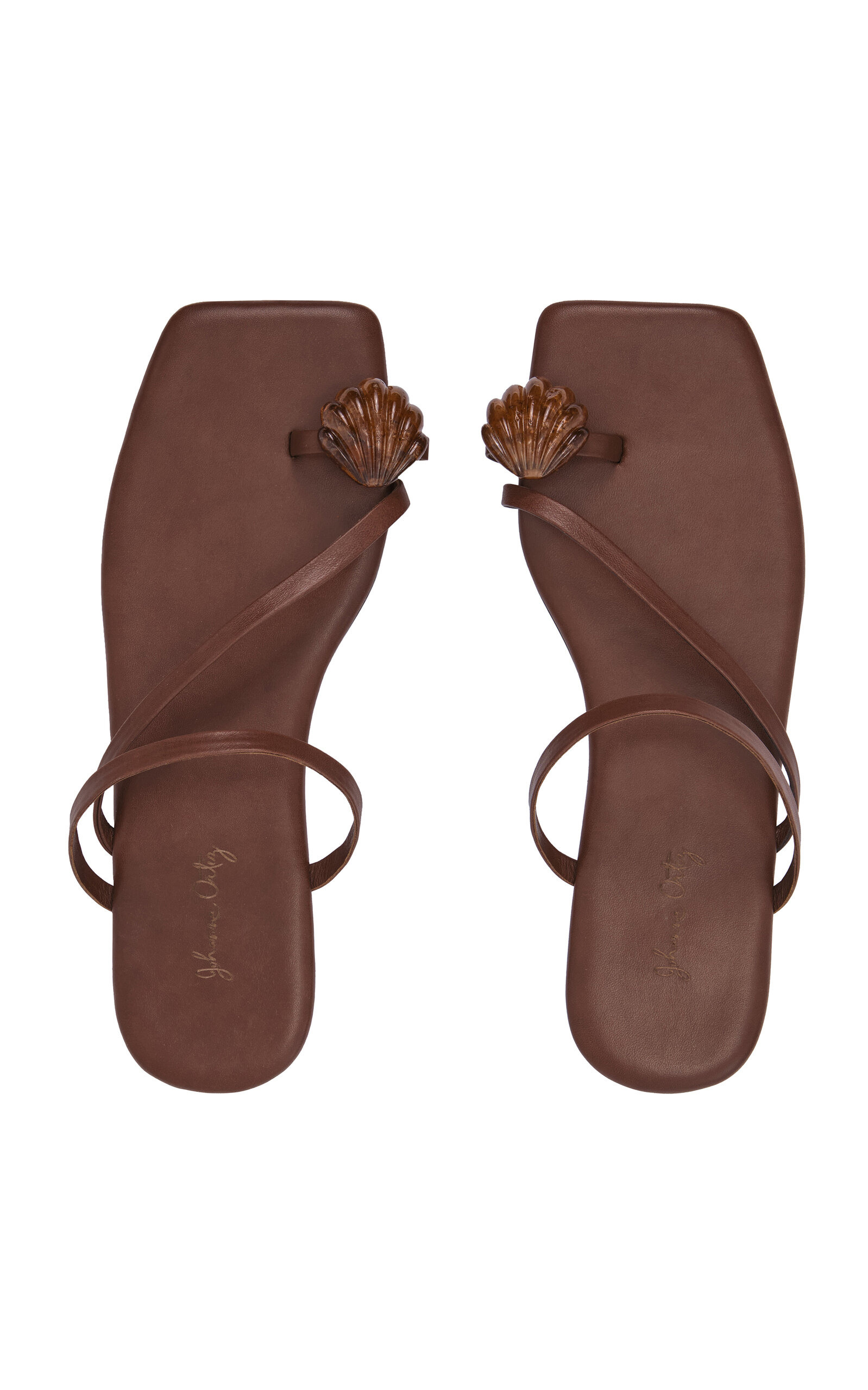 Camino De Las Almas Leather Sandals brown - 4