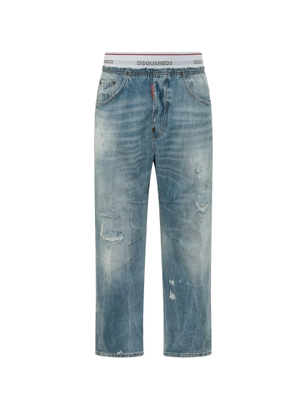 distressed jeans - 1
