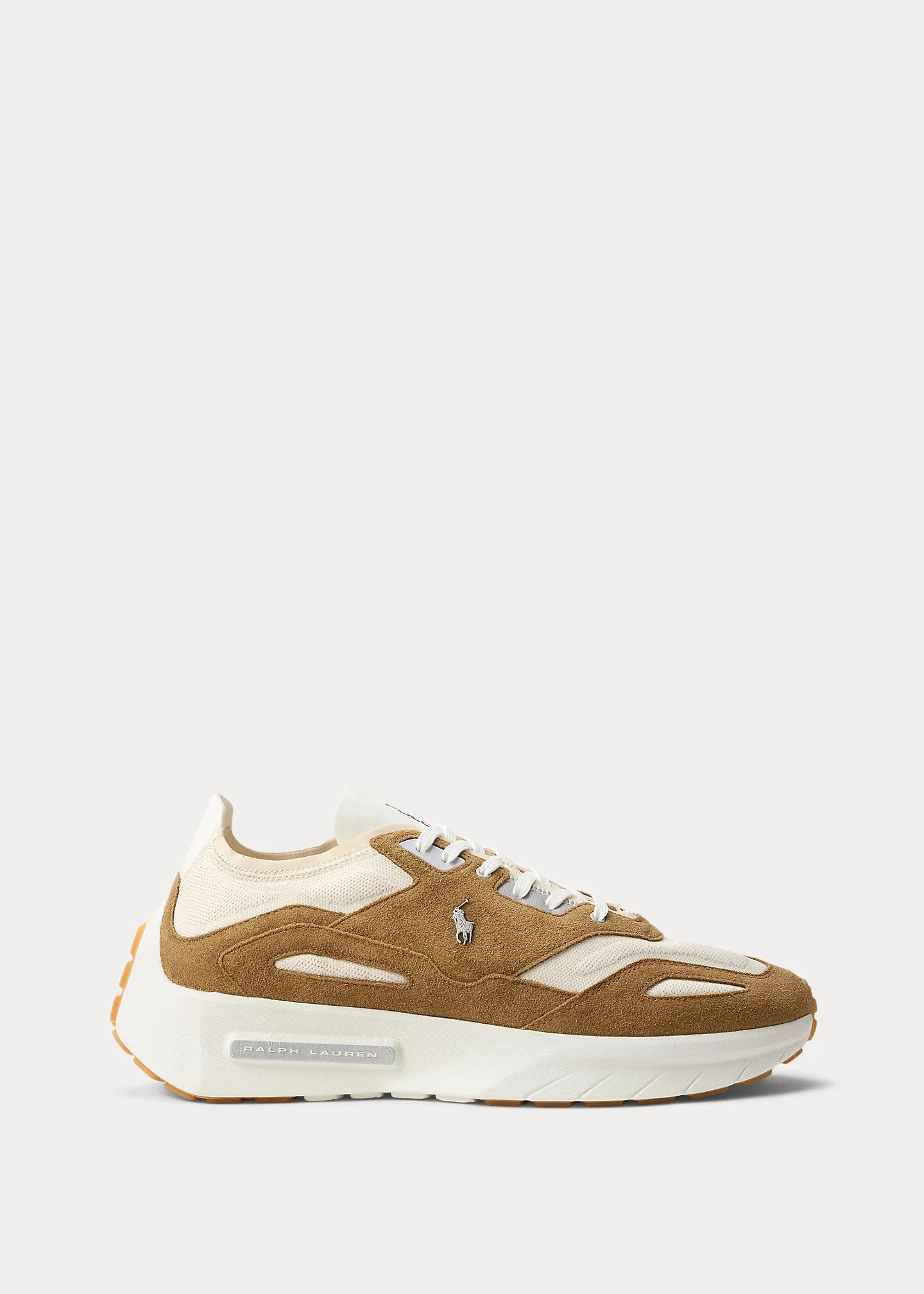 Boerum Suede-Paneled Knit Sneaker - 1