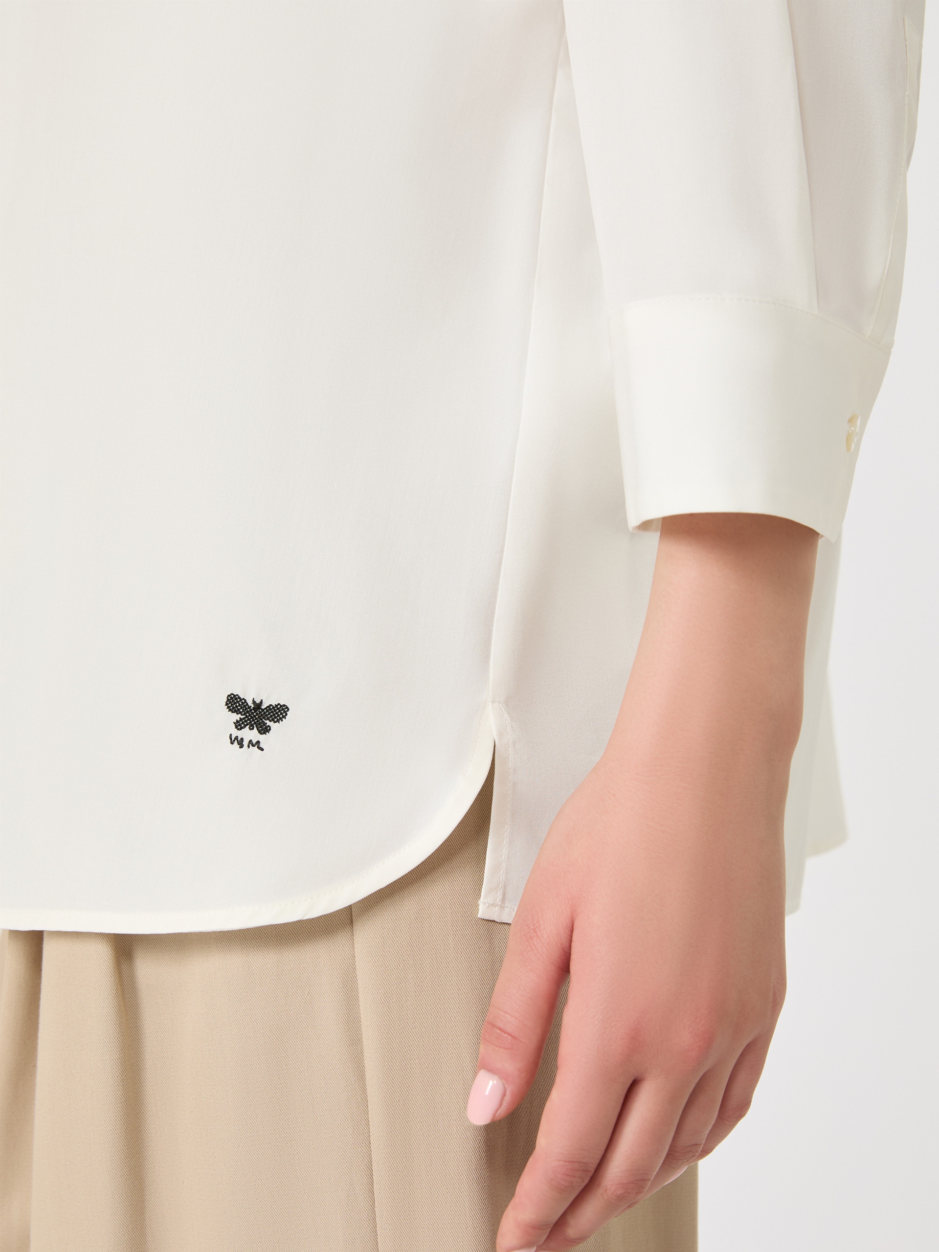 GIRALDA Flared poplin shirt - 6