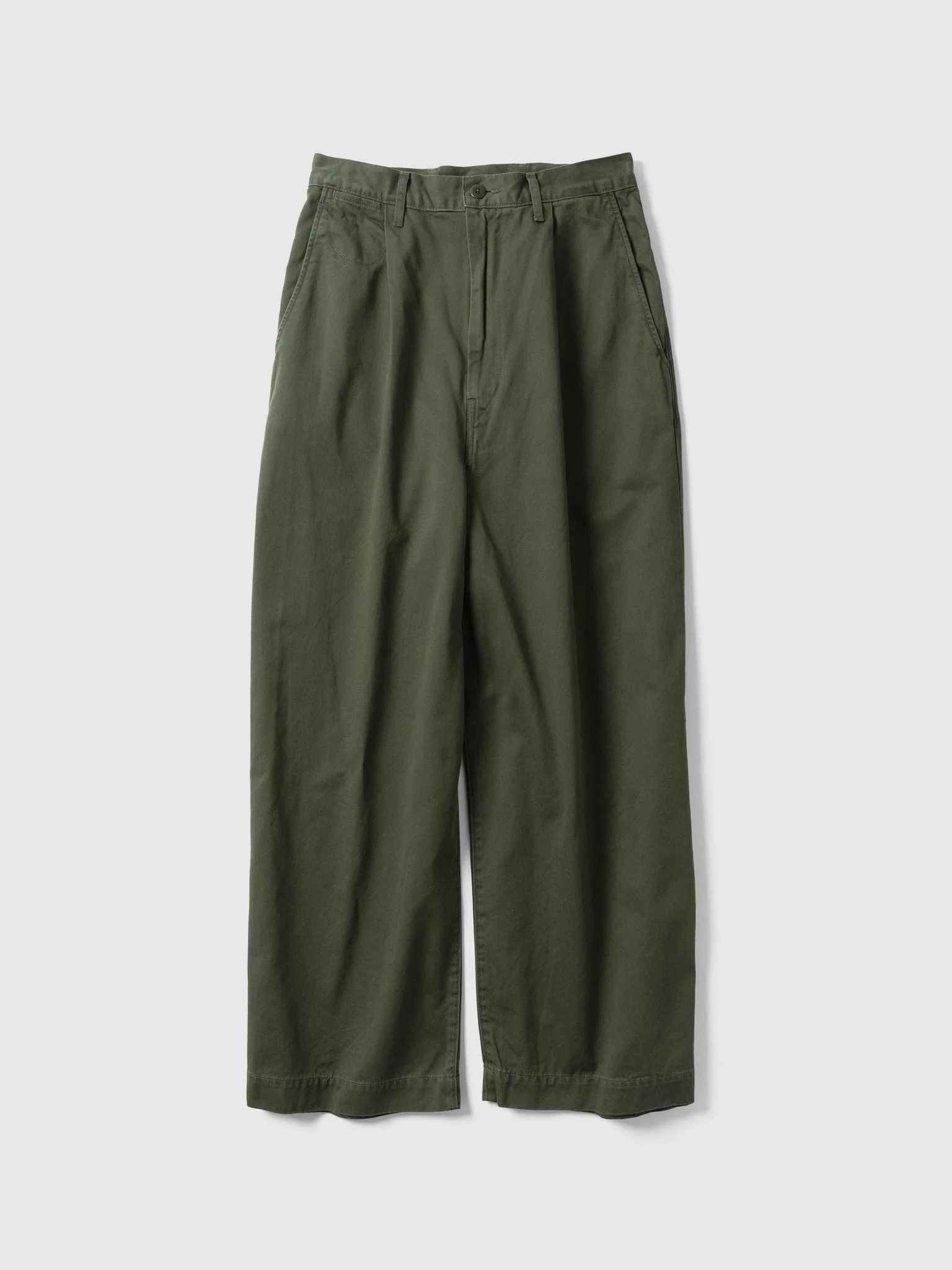 Chino High Waisted NIME Pants Khaki - 1