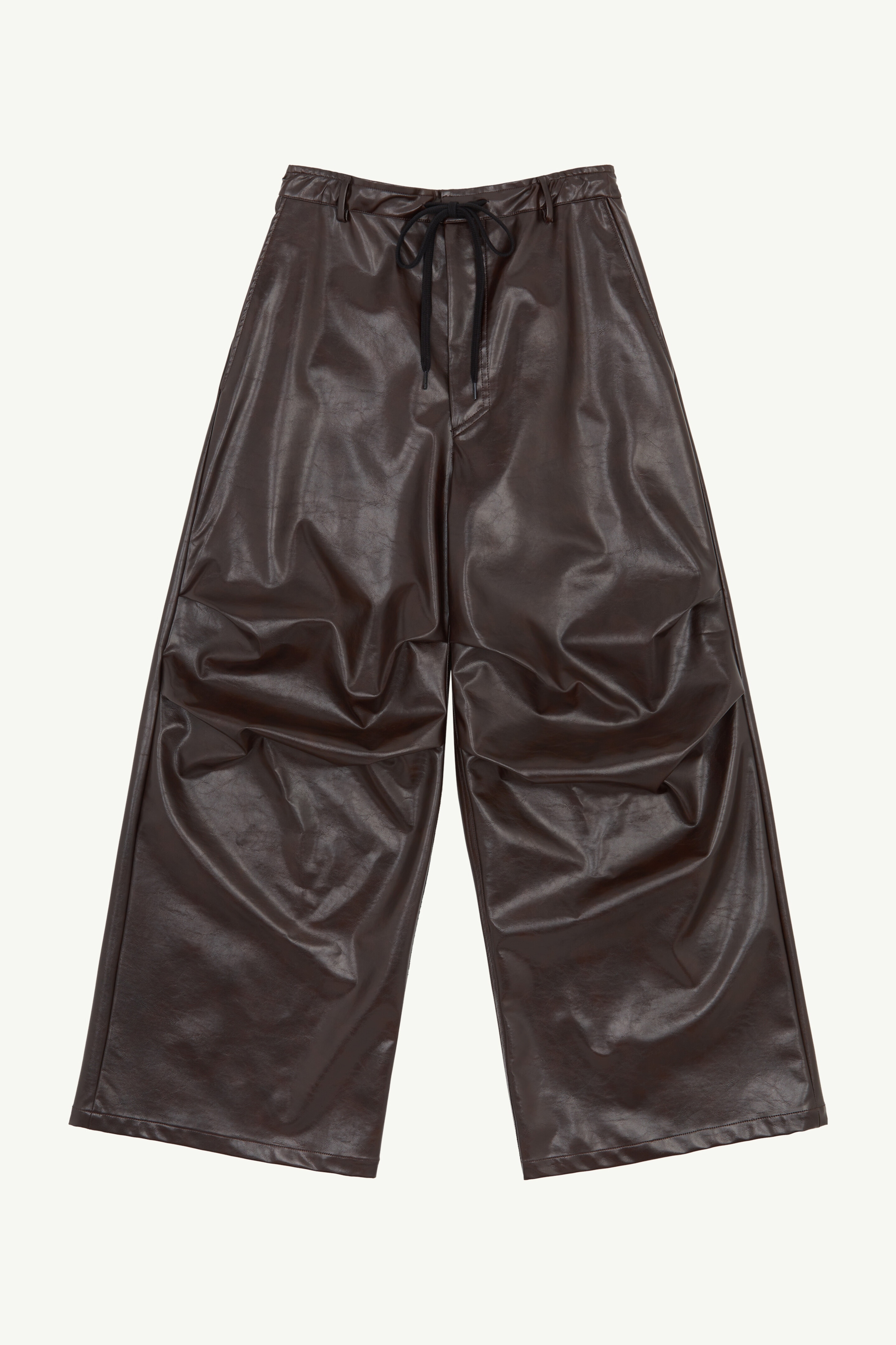 Faux leather trousers - 1