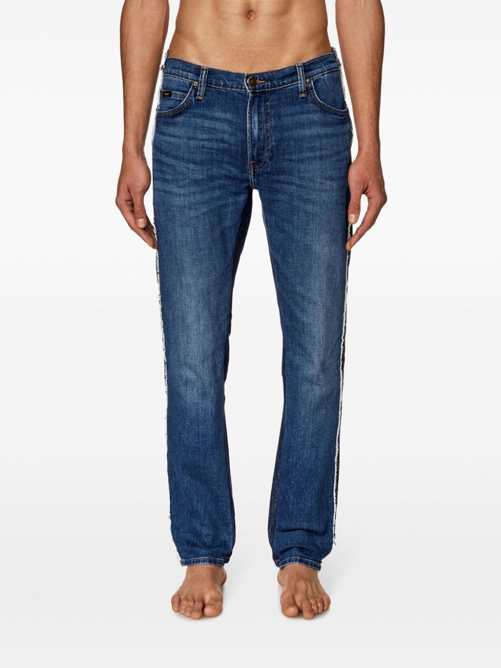 Dieseloves two-tone mid-rise jeans - 3