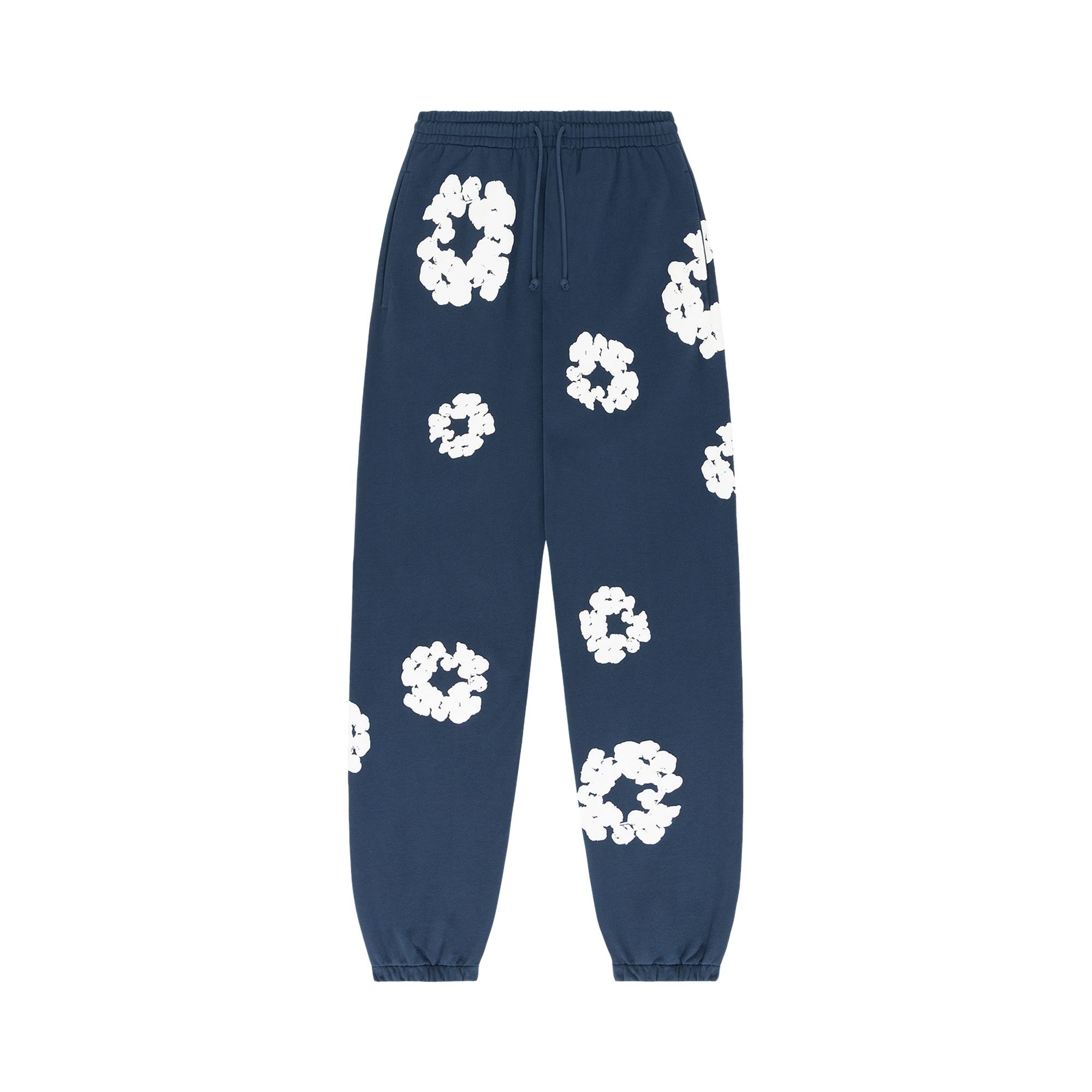 Denim Tears The Cotton Wreath Sweatpants 'Navy' - 1