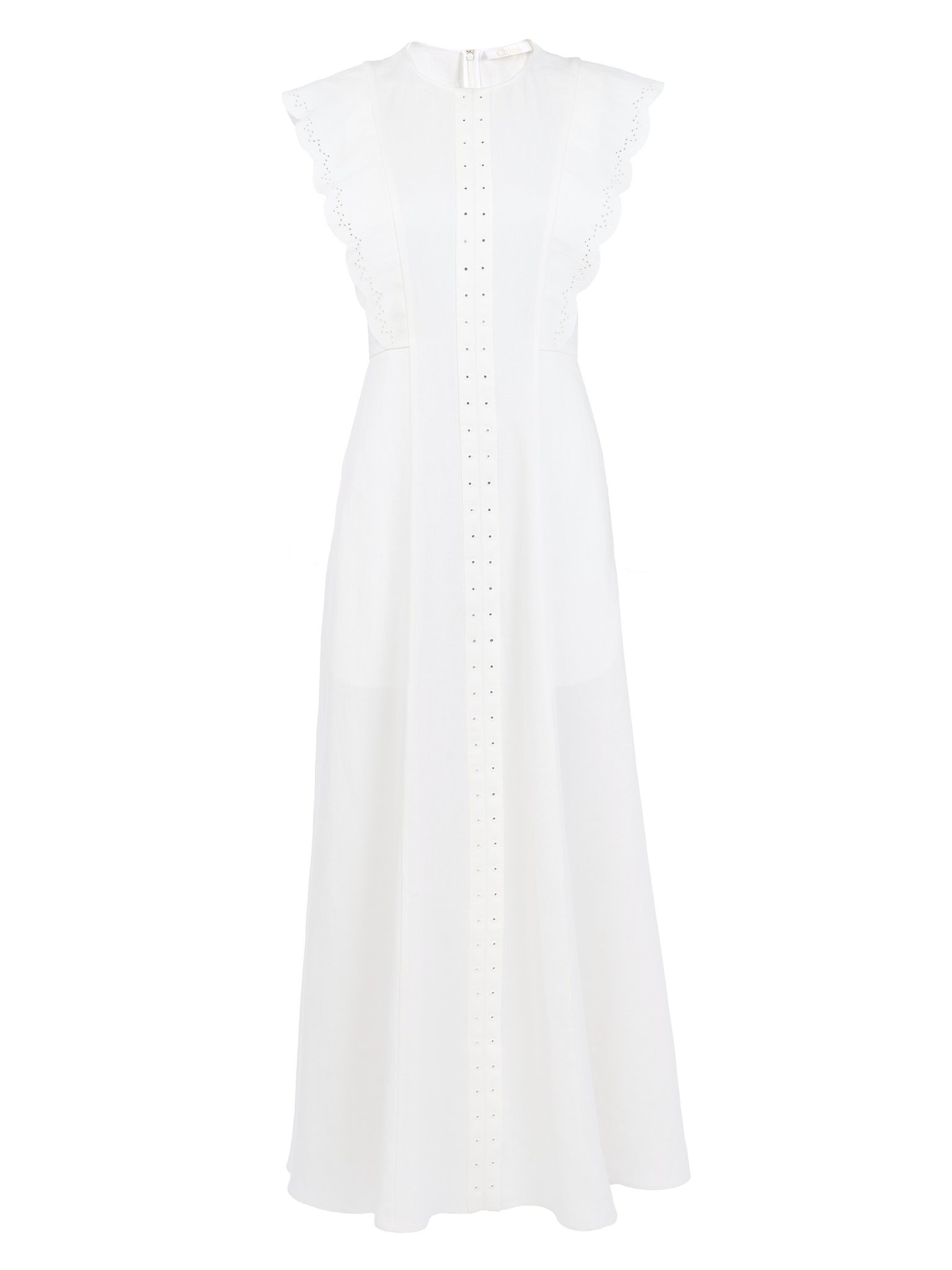 ANKLE-LENGTH FLARED DRESS - 1