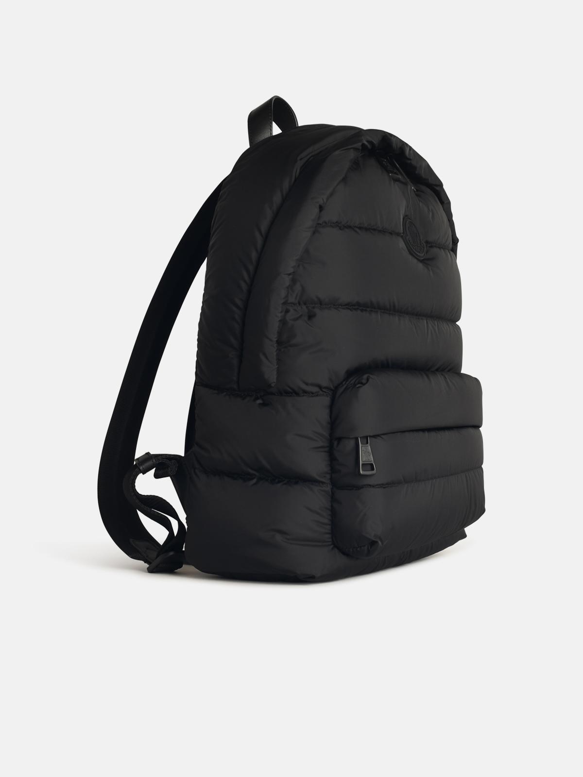 'PIERRICK' BLACK NYLON BACKPACK - 2