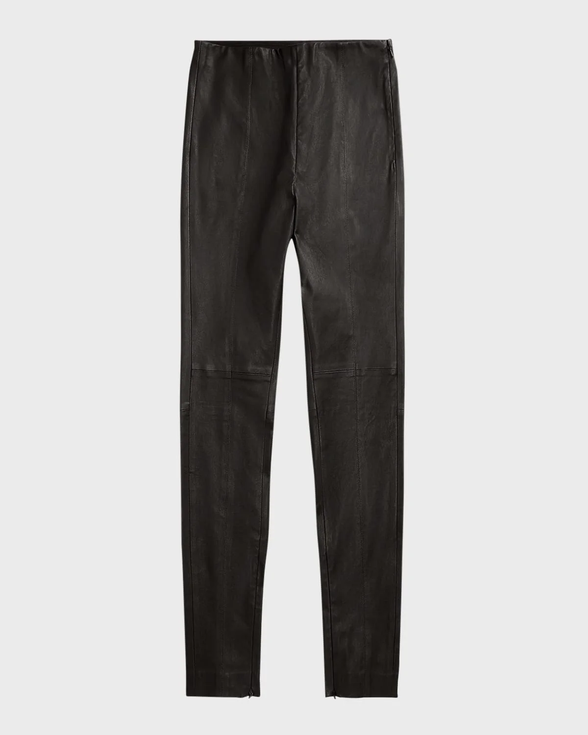 The Lambskin Side-Zip Pants - 1