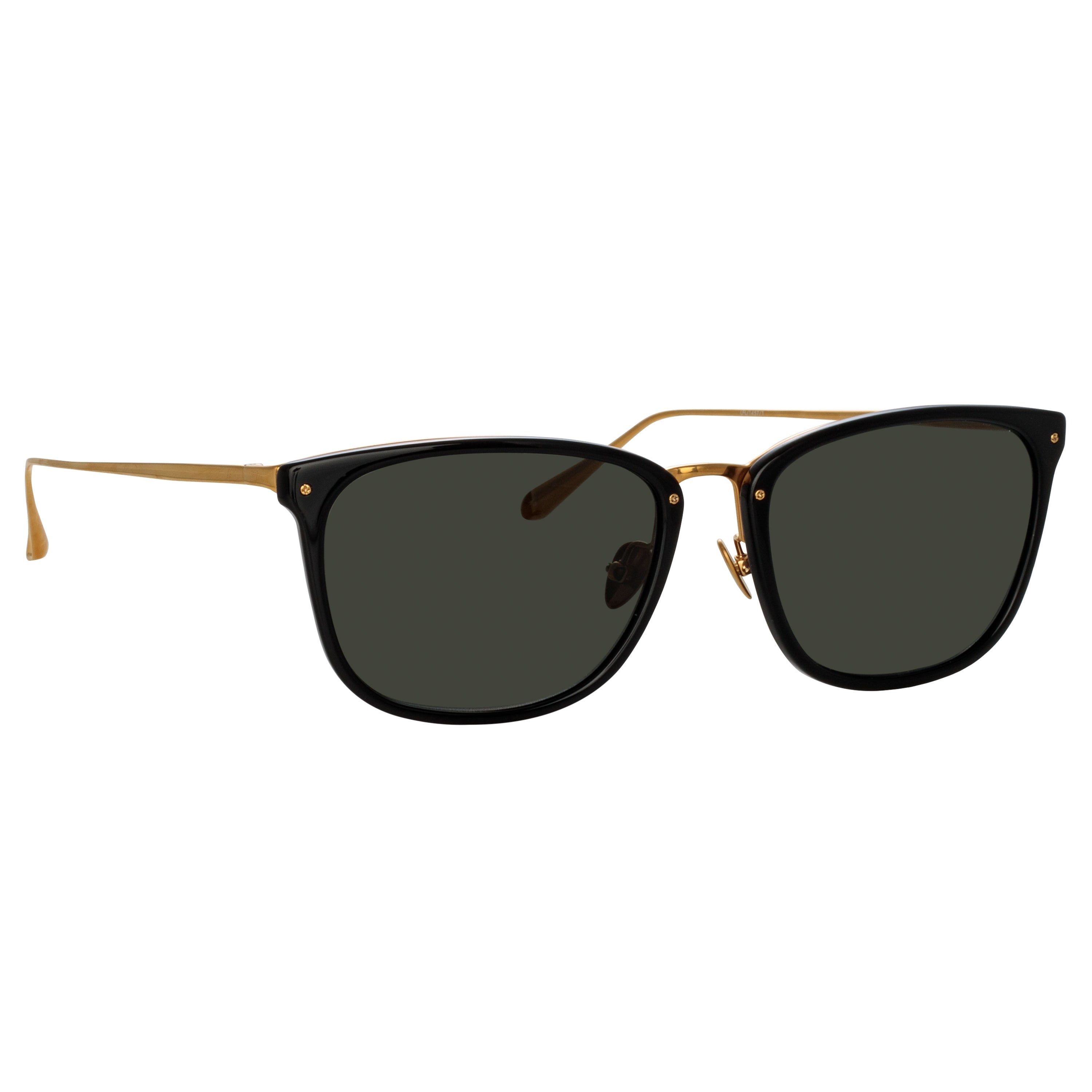 CASSIN D-FRAME SUNGLASSES IN BLACK - 3